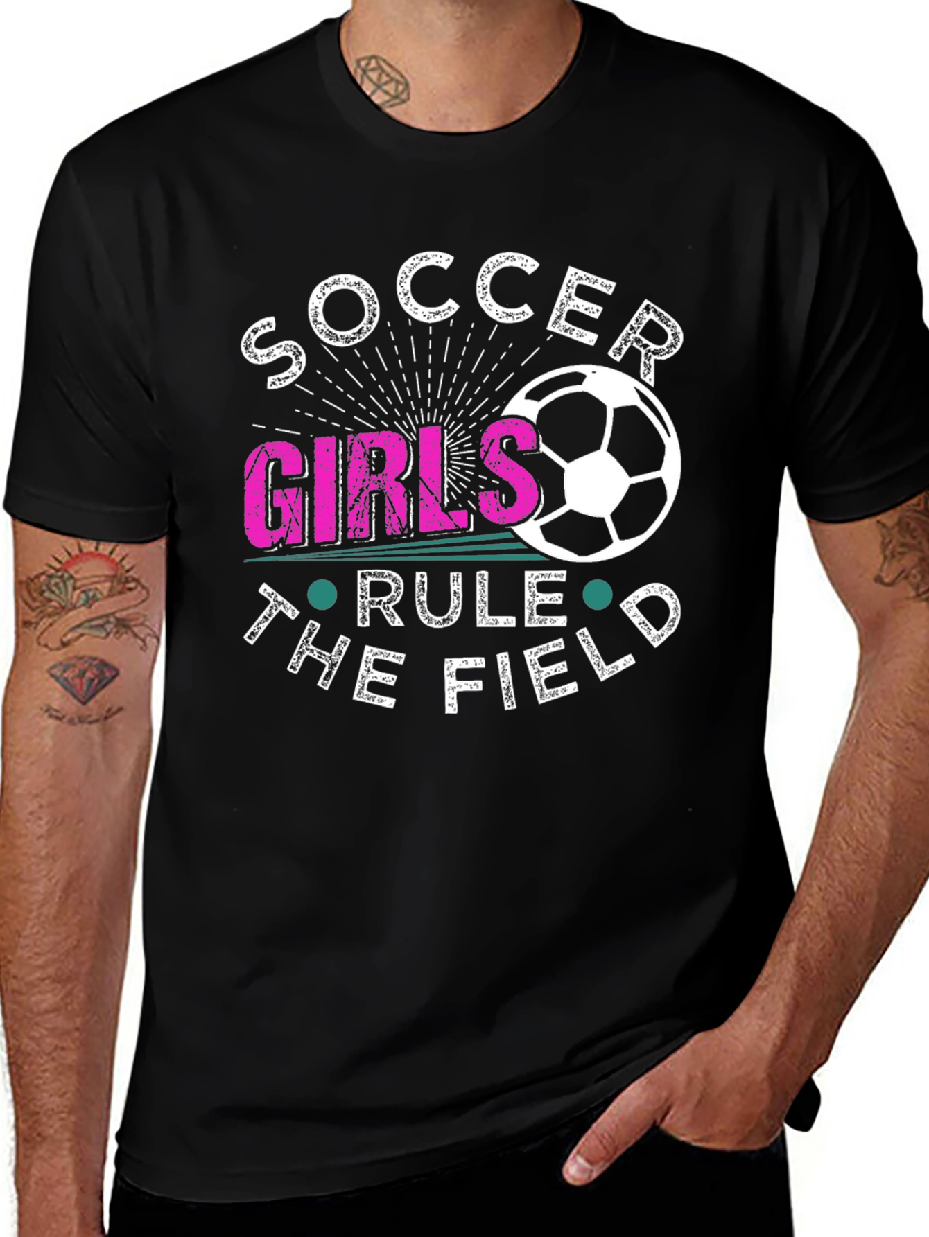 Soccer Girls Rule the Field T-Shirt