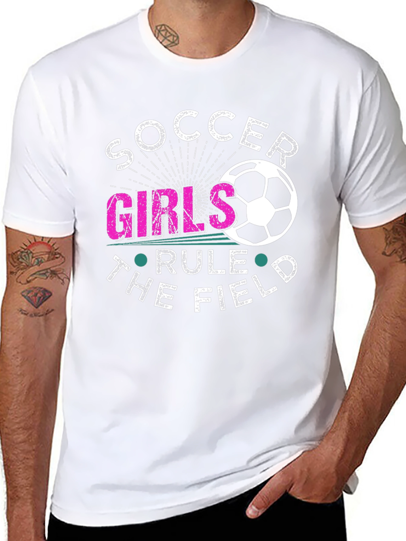 Soccer Girls Rule the Field T-Shirt
