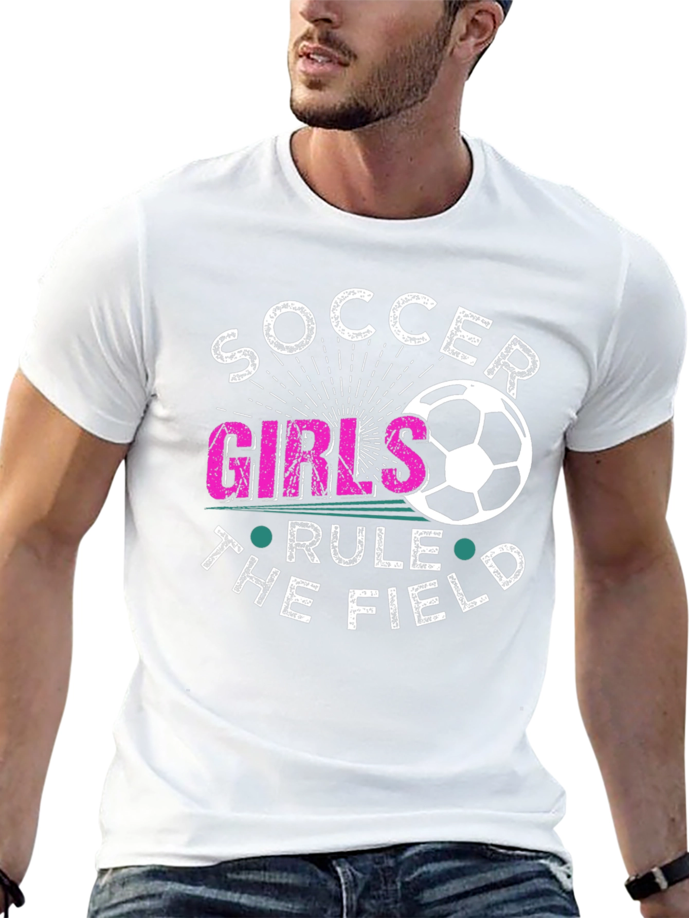 Soccer Girls Rule the Field T-Shirt