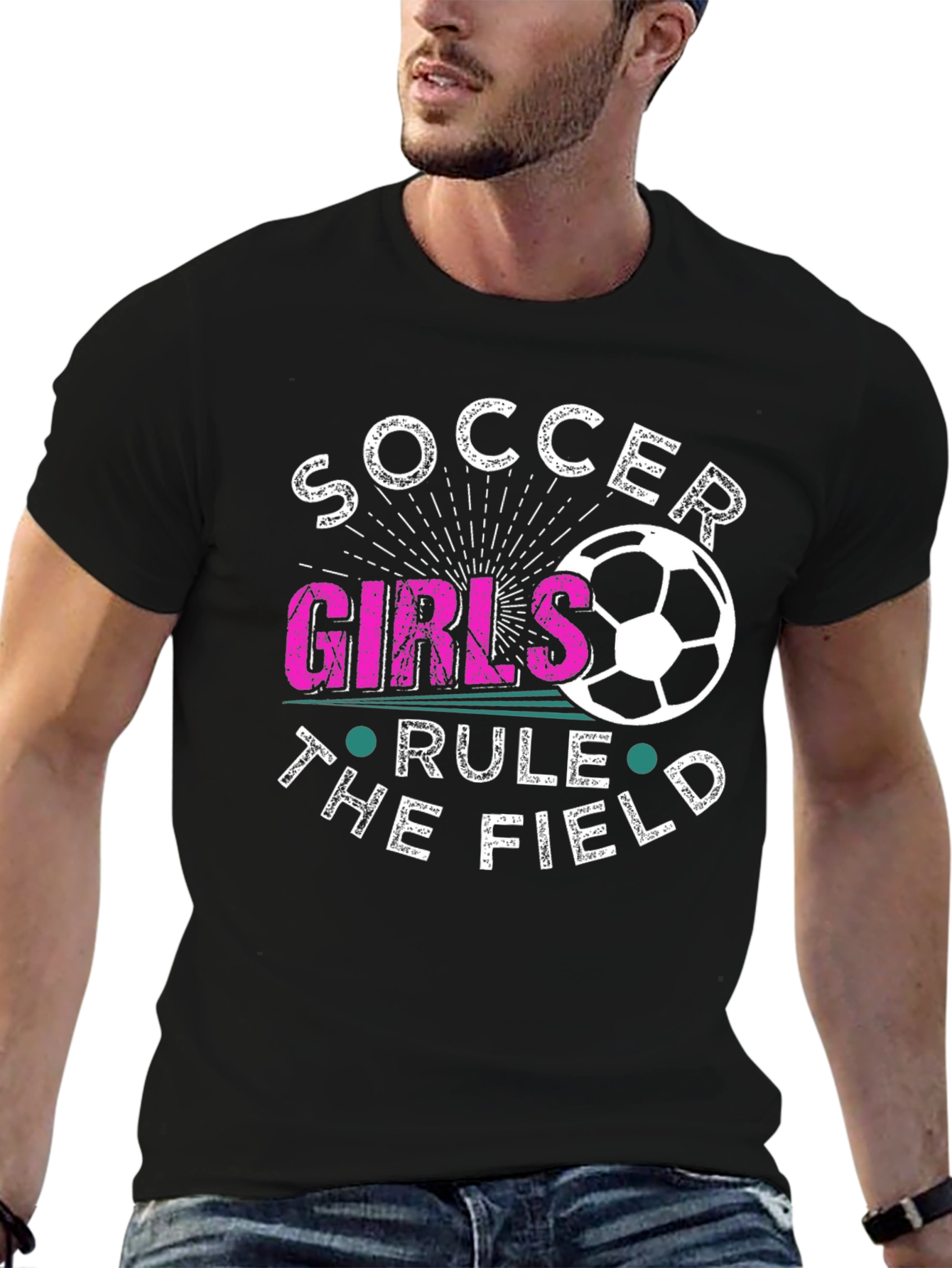 Soccer Girls Rule the Field T-Shirt