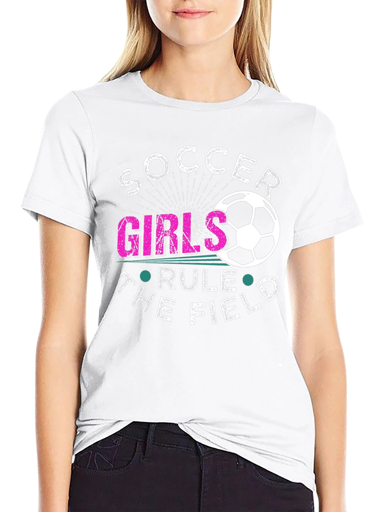 Soccer Girls Rule the Field T-Shirt