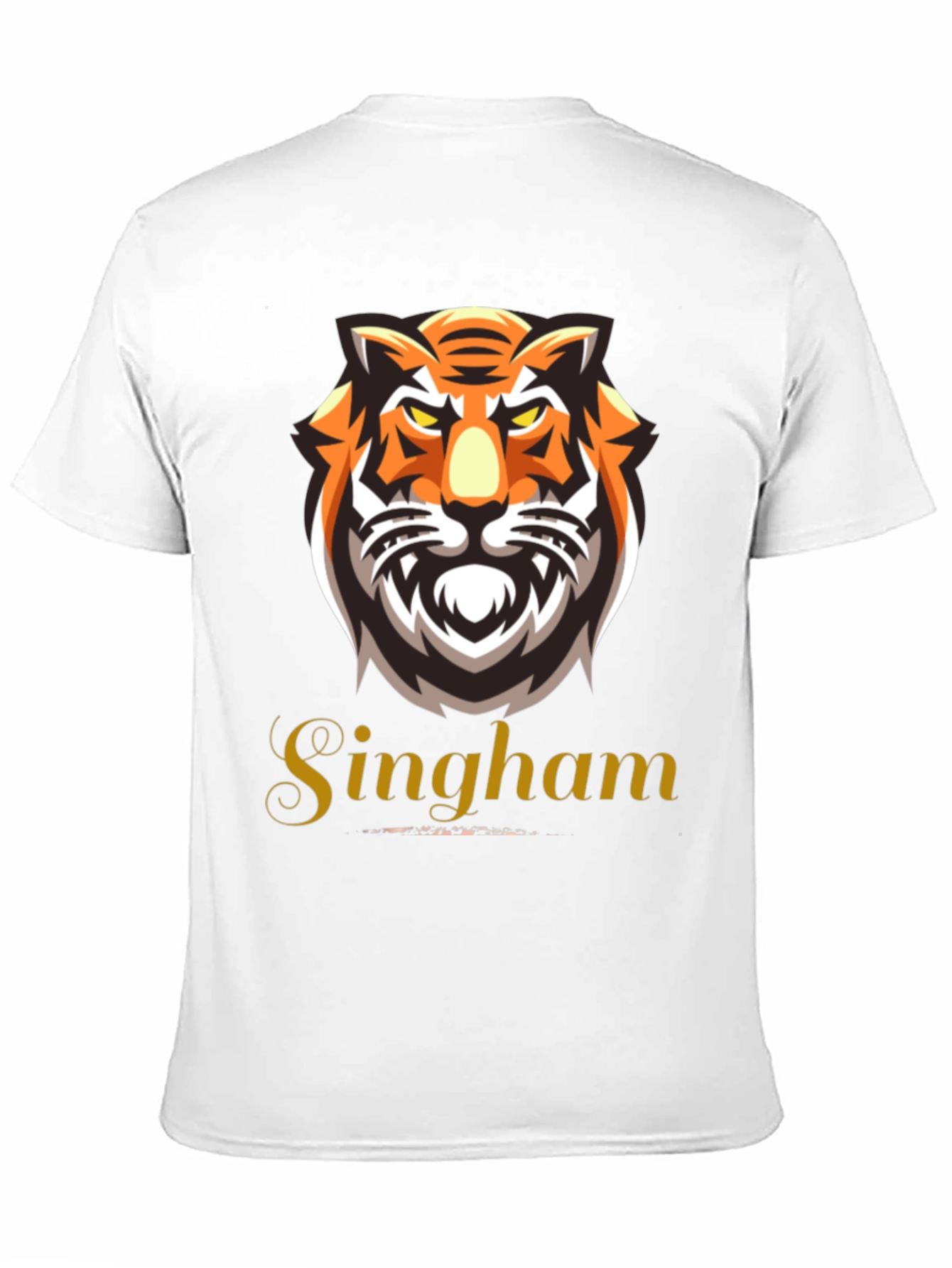 Singham Tiger Graphic Tee - Bold & Fierce