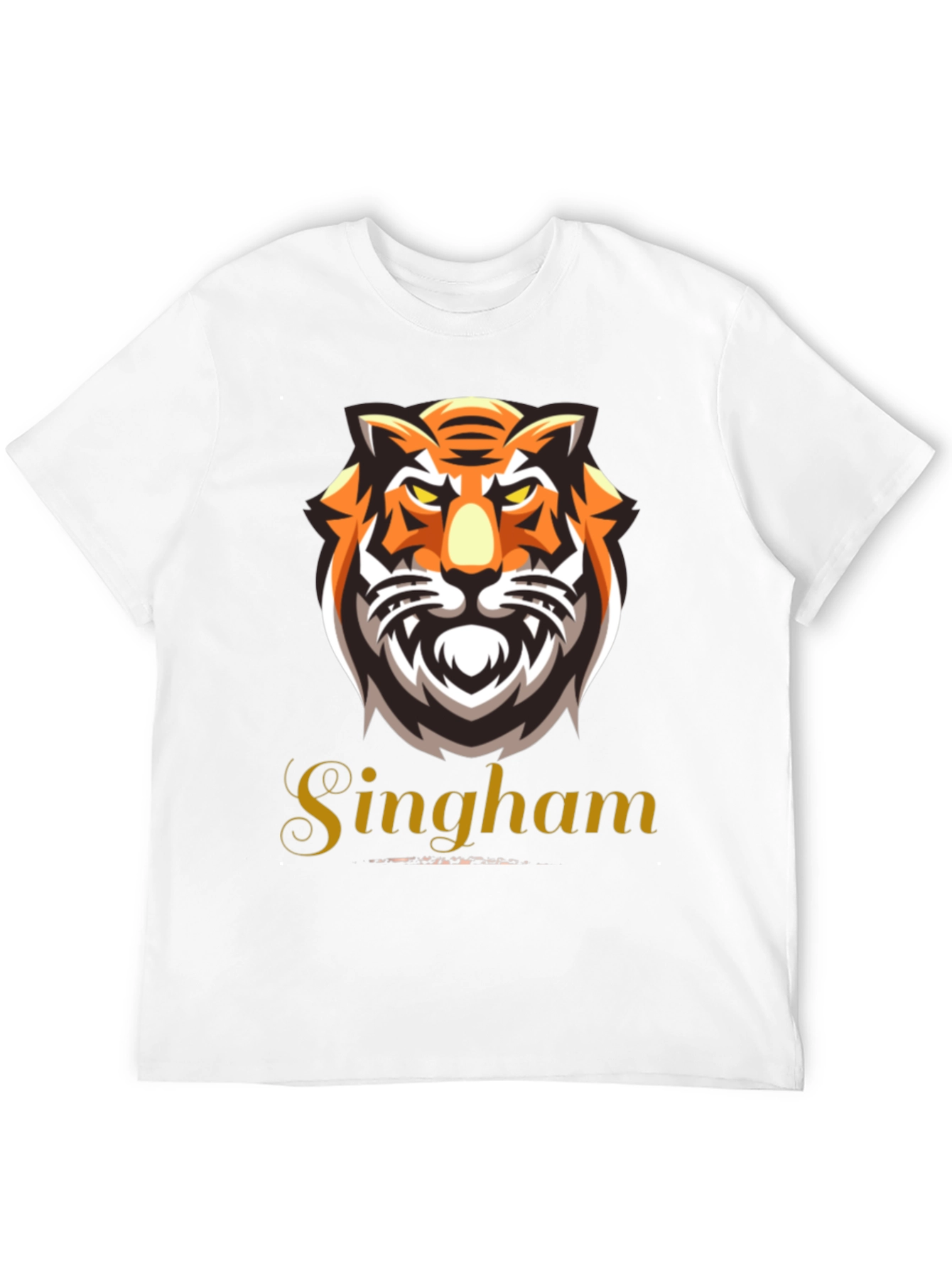 Singham Tiger Graphic Tee - Bold & Fierce