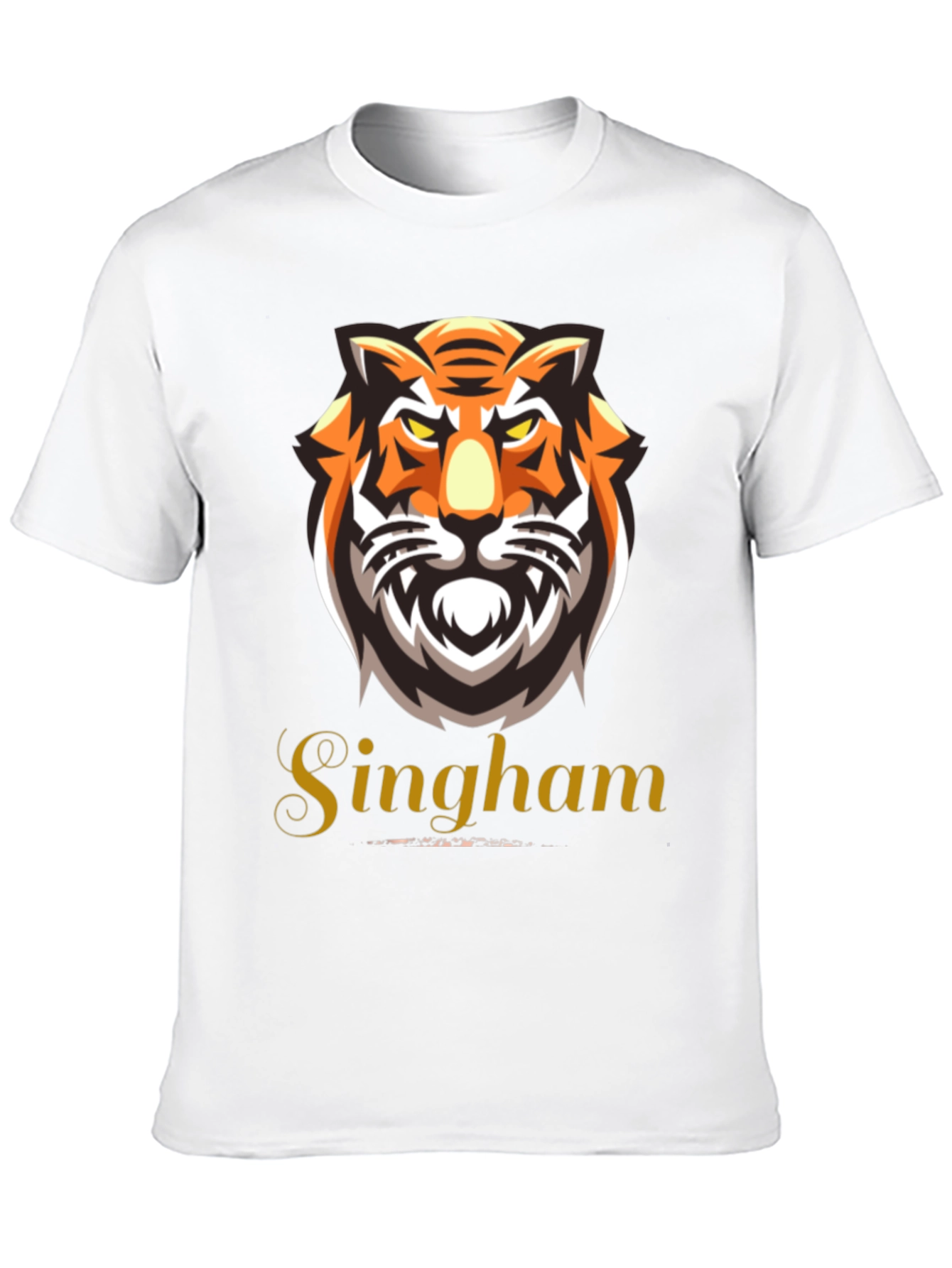 Singham Tiger Graphic Tee - Bold & Fierce