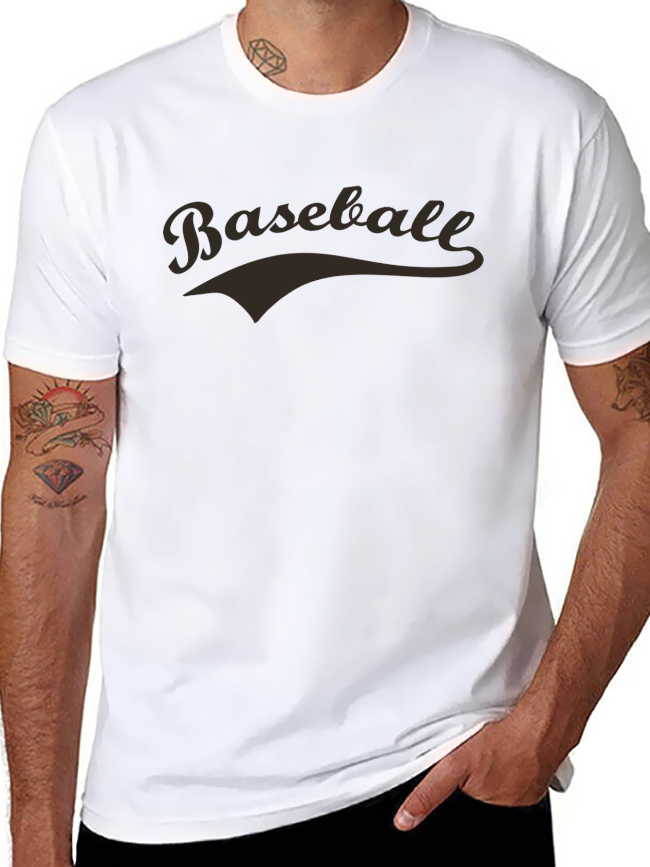 Baseball Graphic T-Shirt - Soft Cotton Tee