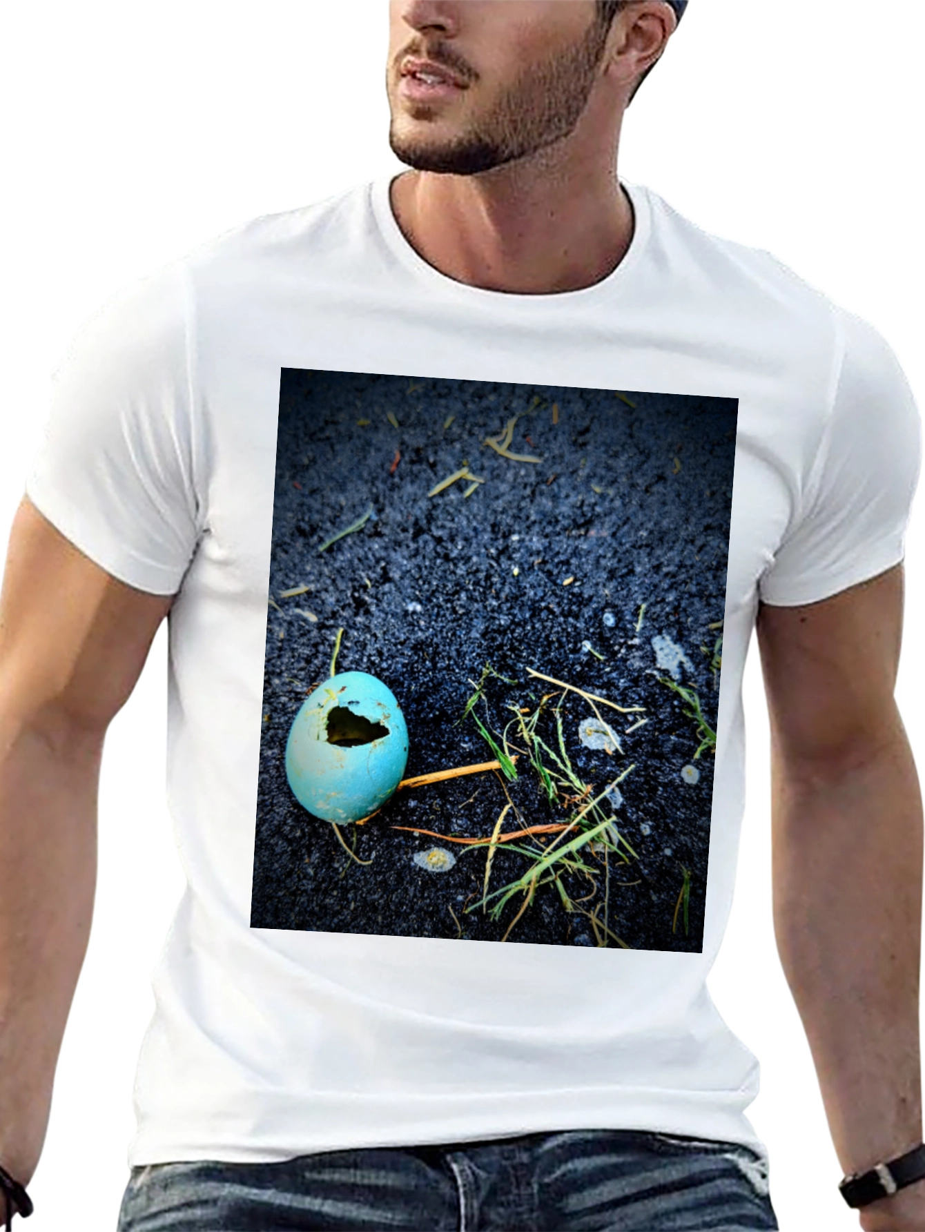 Broken Eggshell Graphic T-Shirt