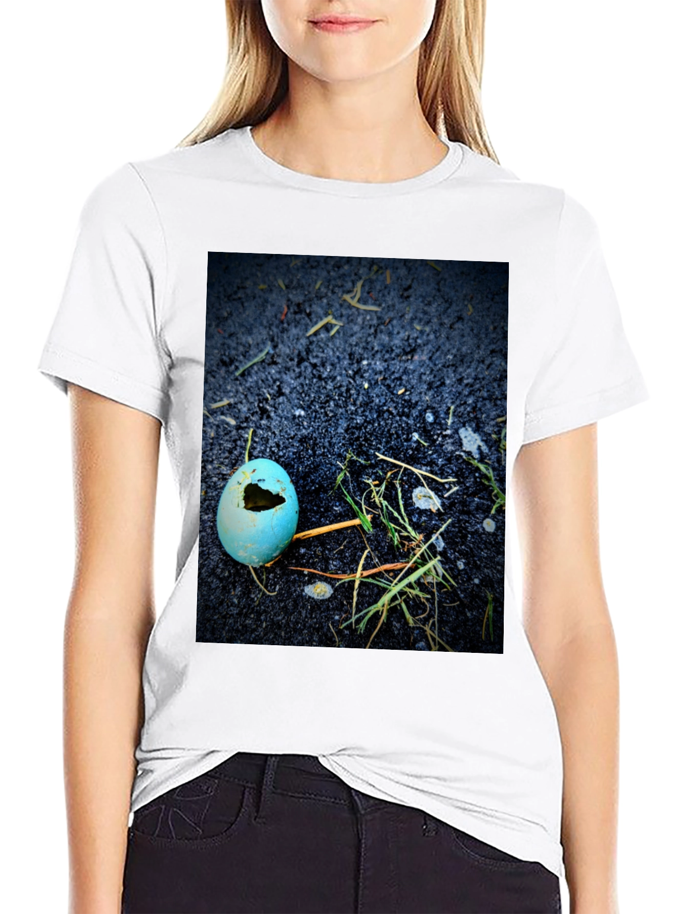 Broken Eggshell Graphic T-Shirt