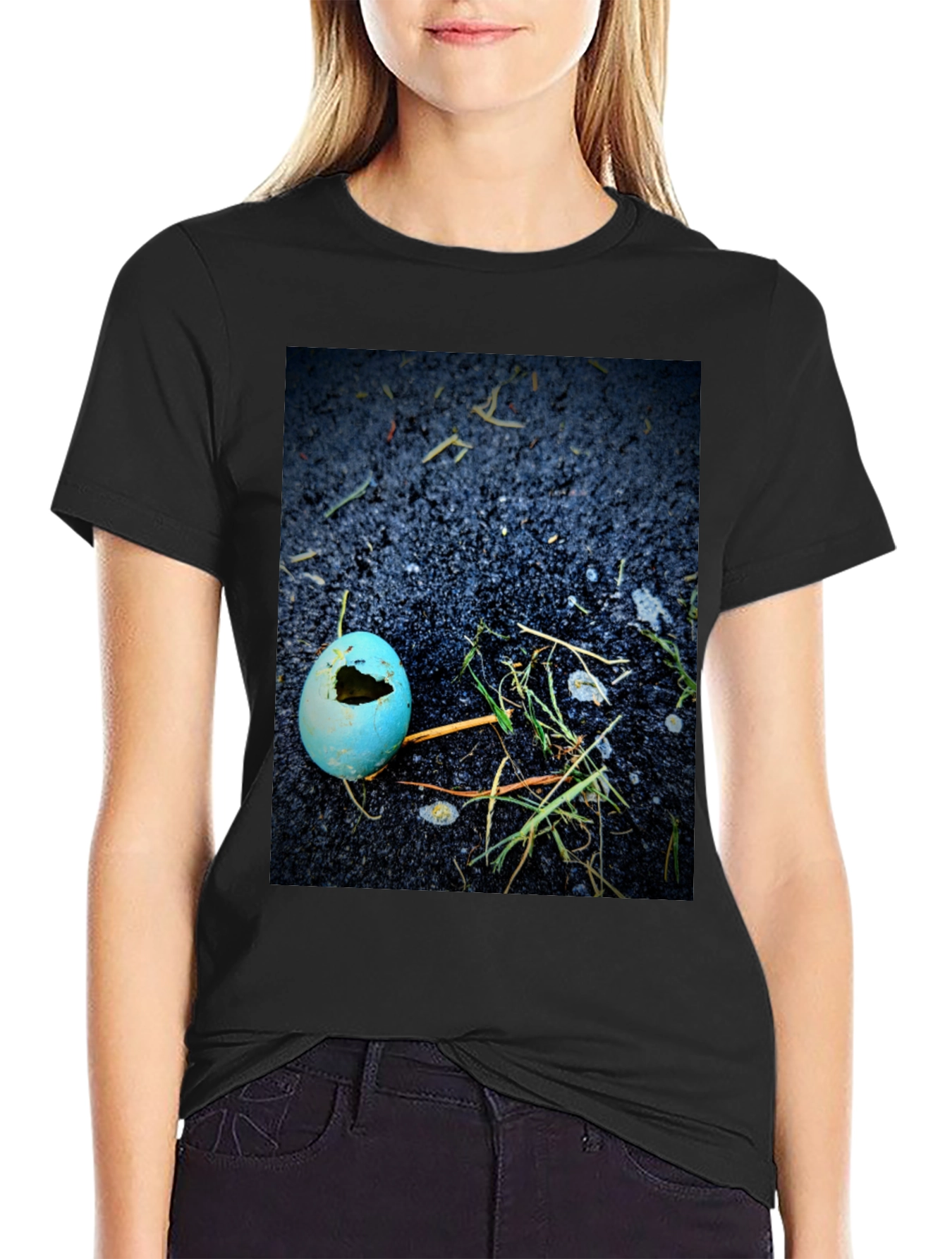 Broken Eggshell Graphic T-Shirt
