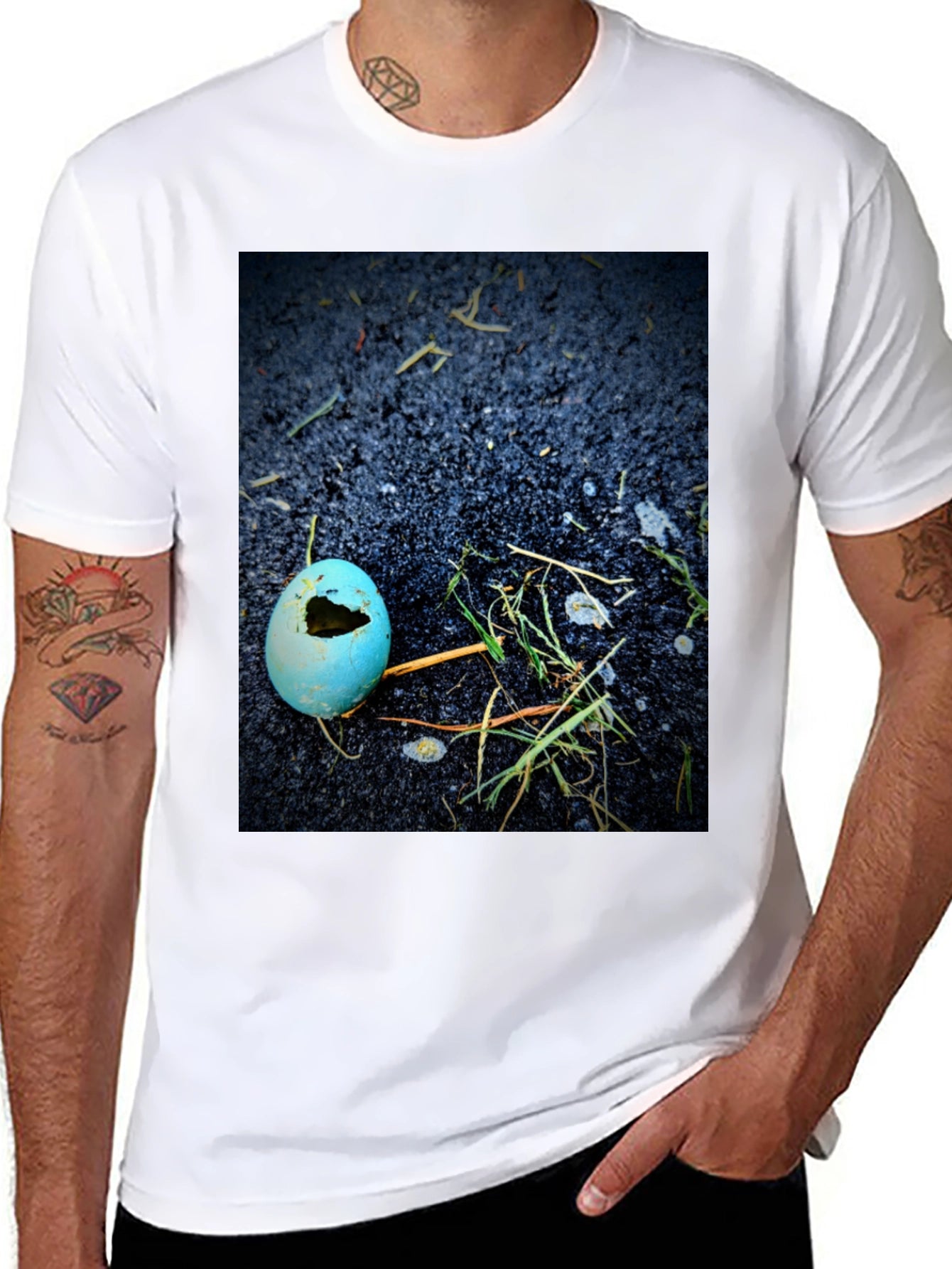 Broken Eggshell Graphic T-Shirt