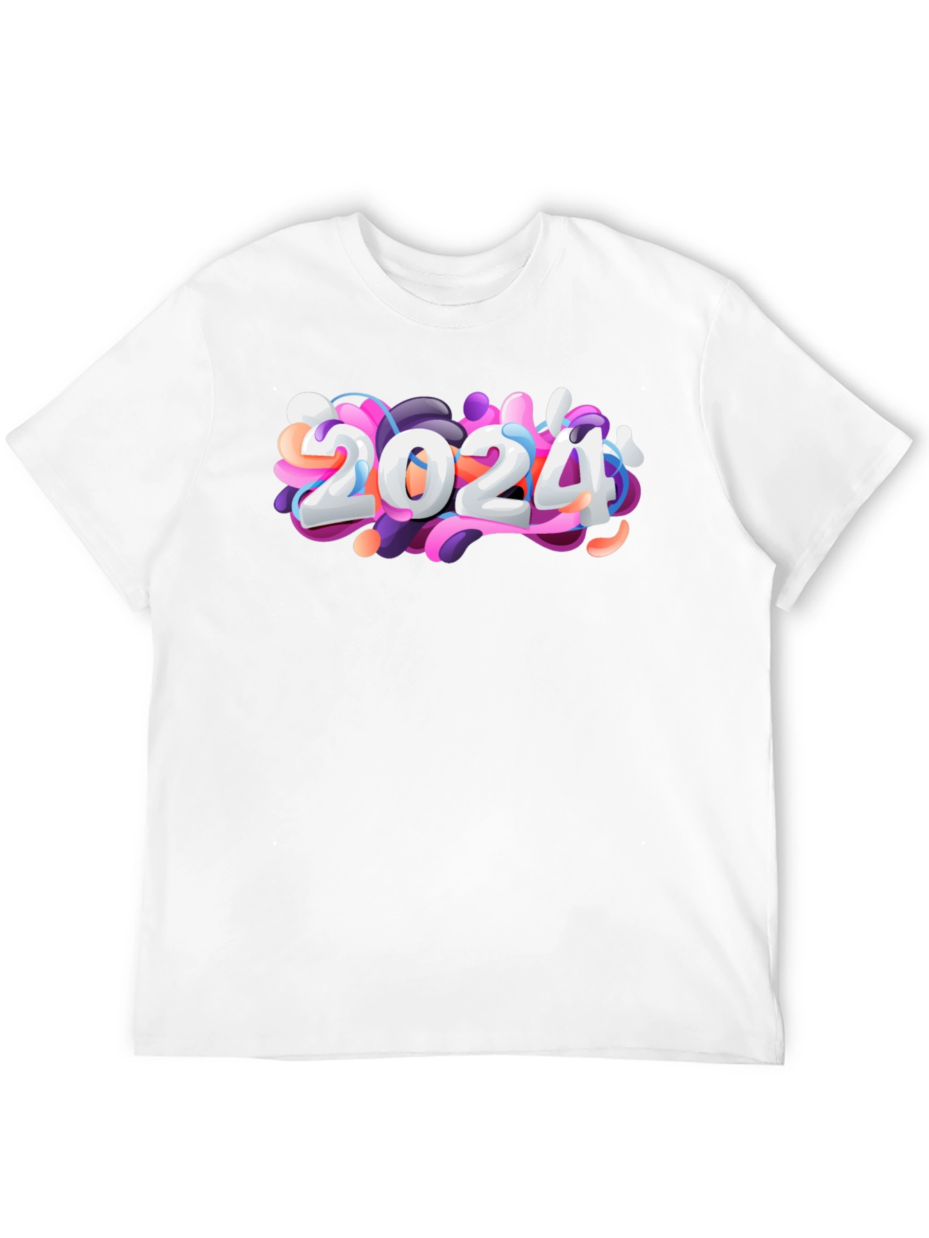 2024 Graphic T-Shirt - Stylish Black Tee