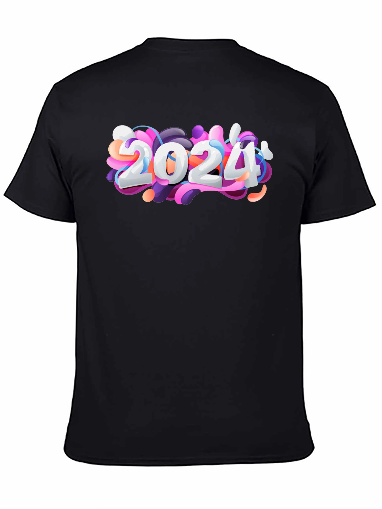 2024 Graphic T-Shirt - Stylish Black Tee