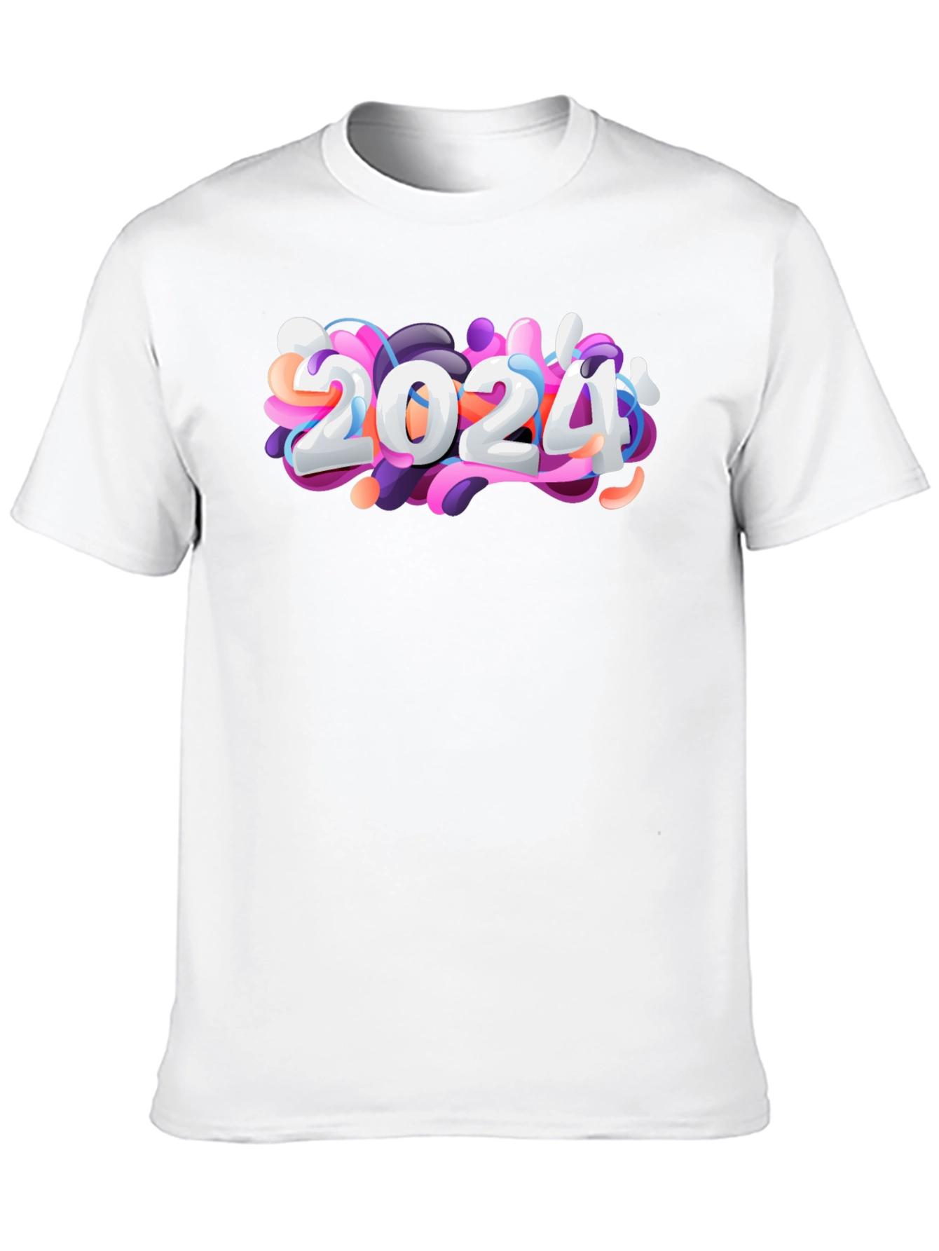 2024 Graphic T-Shirt - Stylish Black Tee