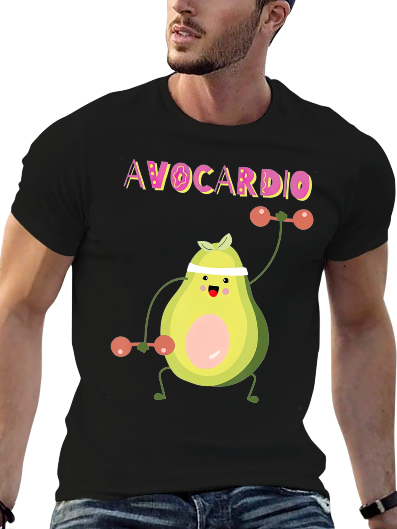 Avocardio Funny Workout Avocado T-Shirt