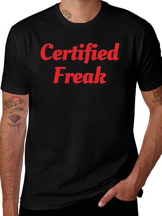 Certified Freak Black Graphic Tee