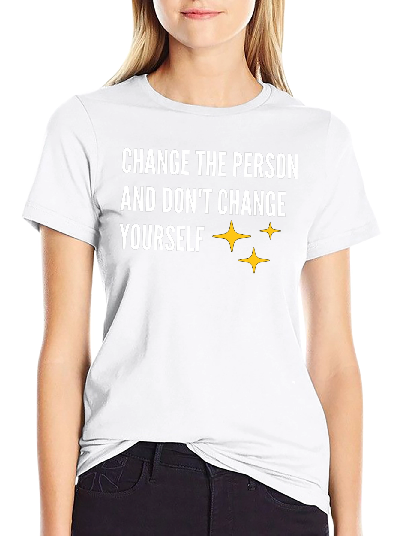 Change the Person Graphic T-Shirt