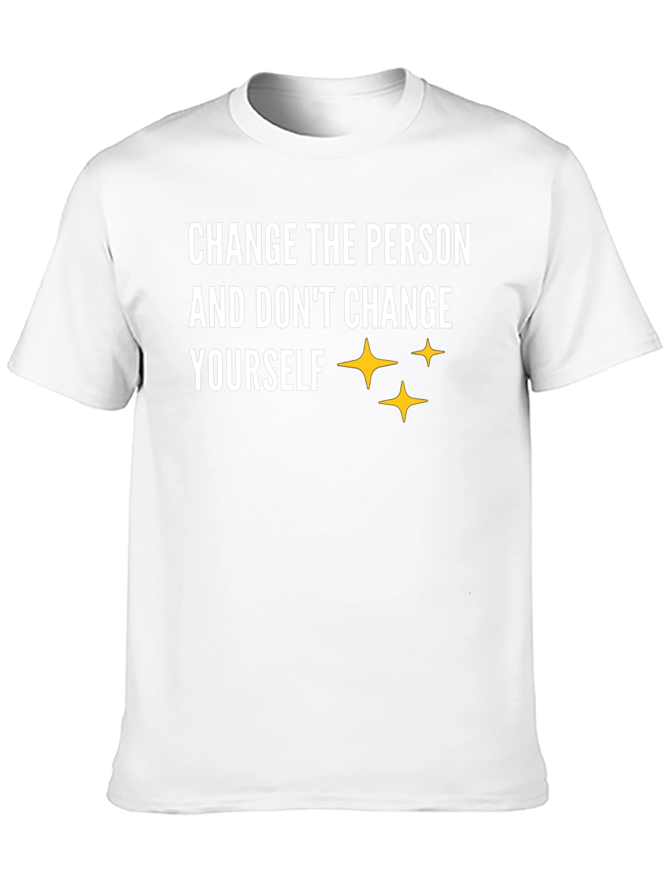 Change the Person Graphic T-Shirt