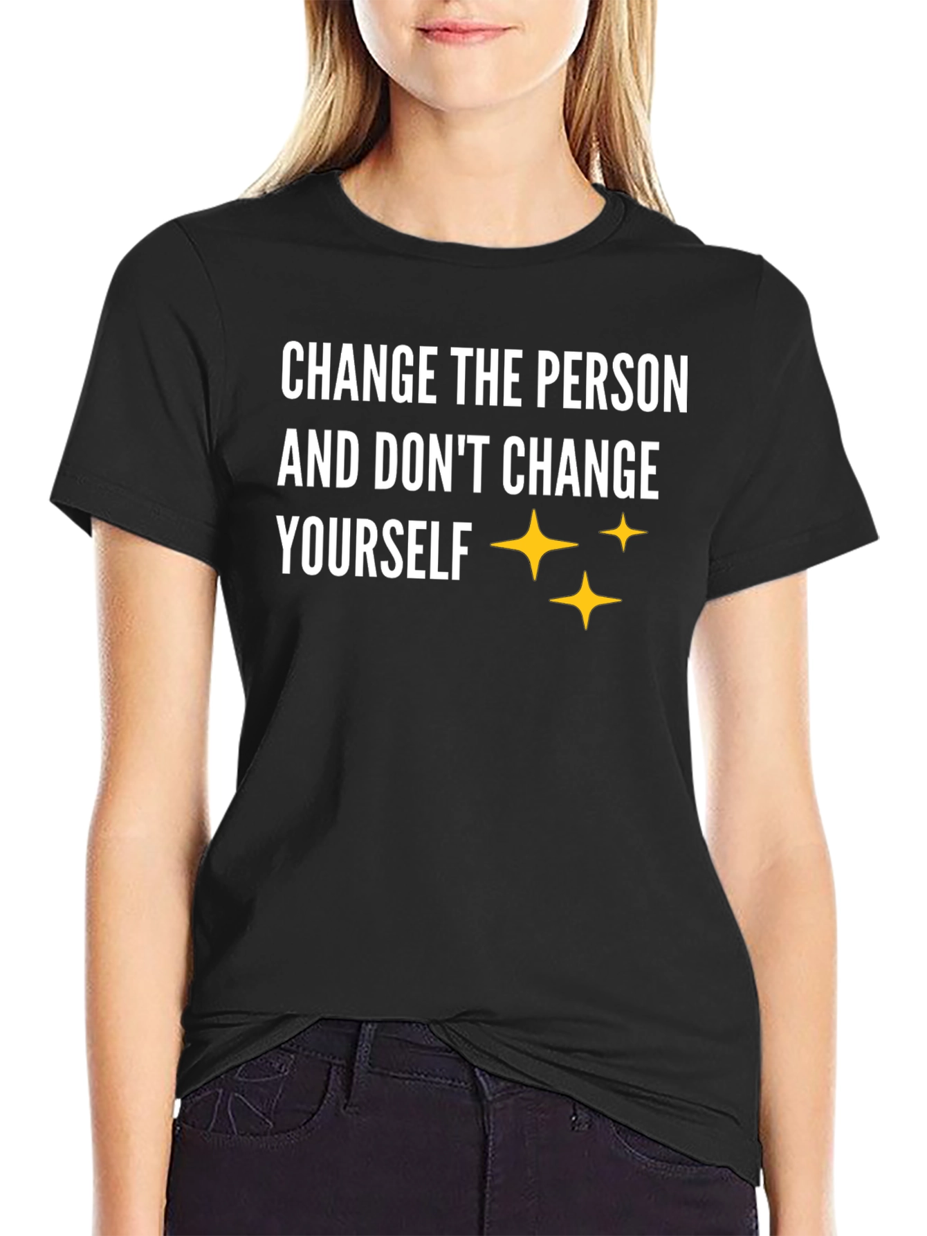 Change the Person Graphic T-Shirt