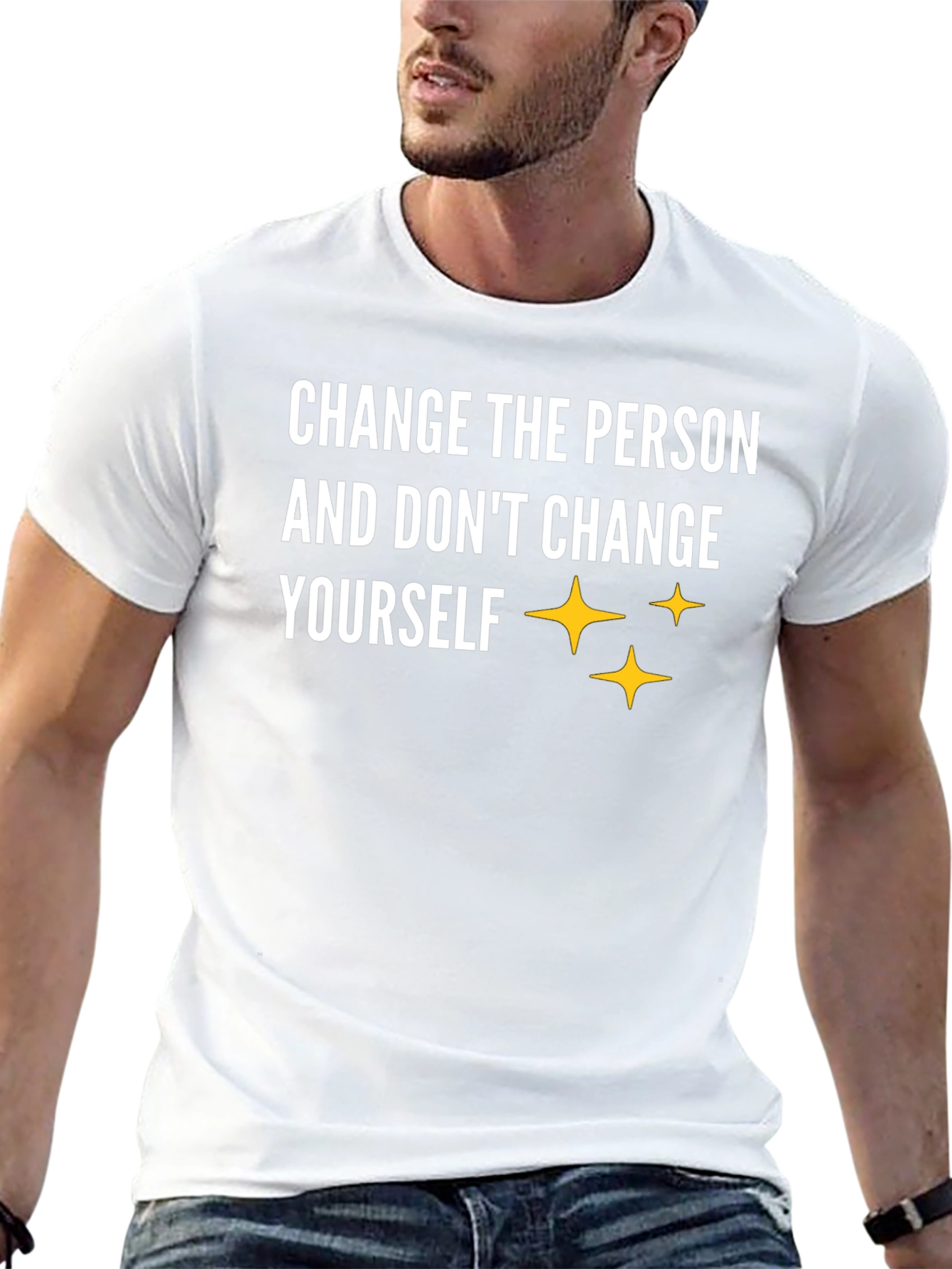 Change the Person Graphic T-Shirt