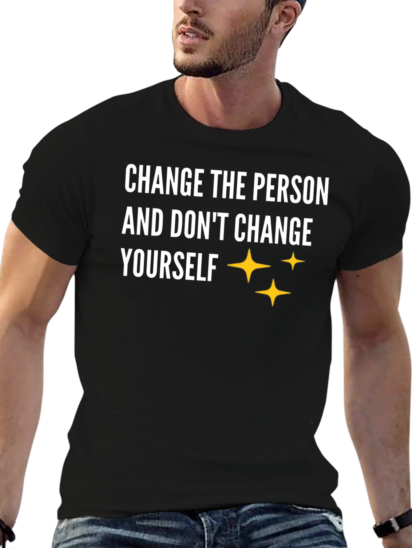 Change the Person Graphic T-Shirt