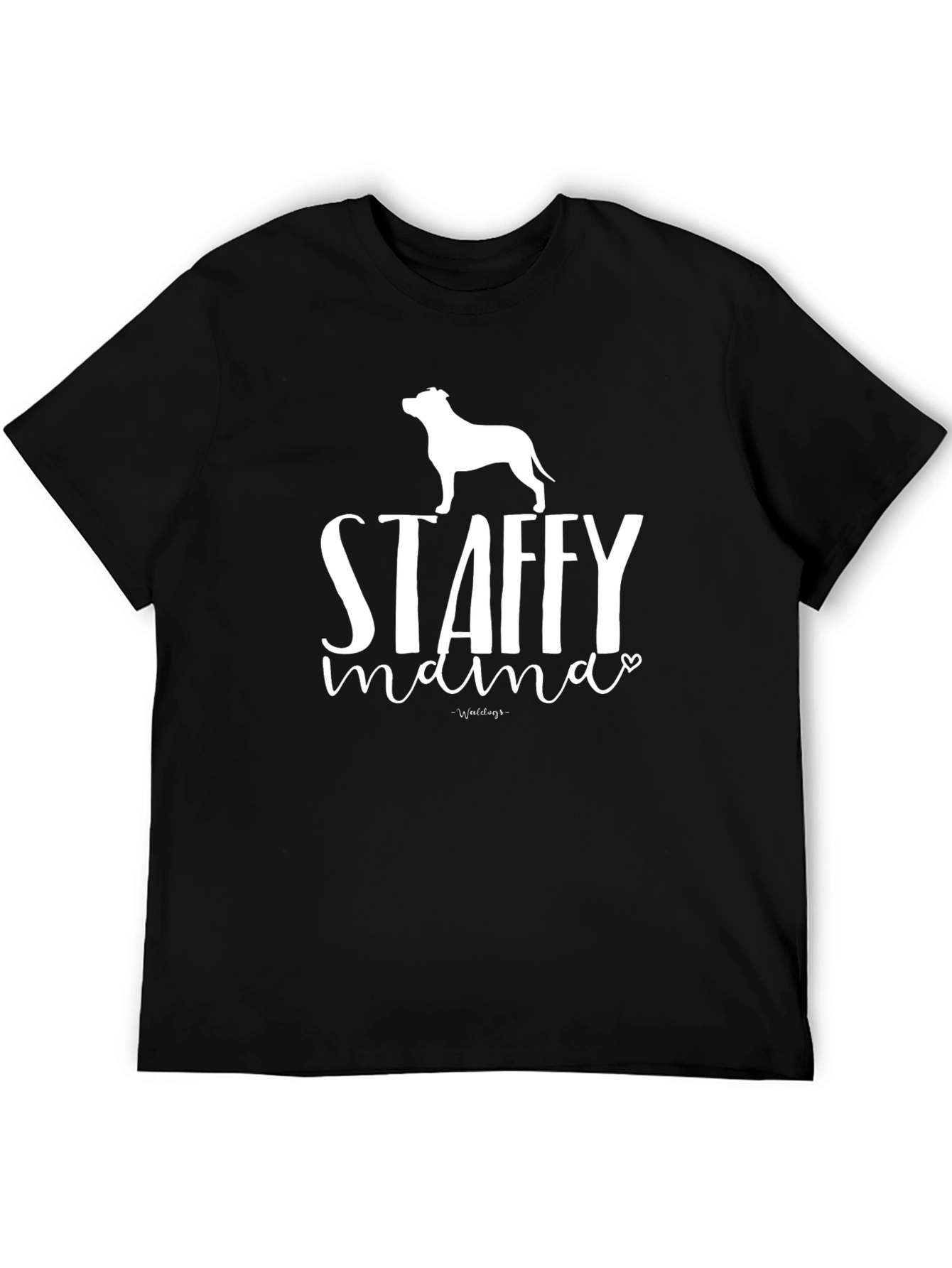Staffy Mama Graphic T-Shirt - Dog Lover Tee