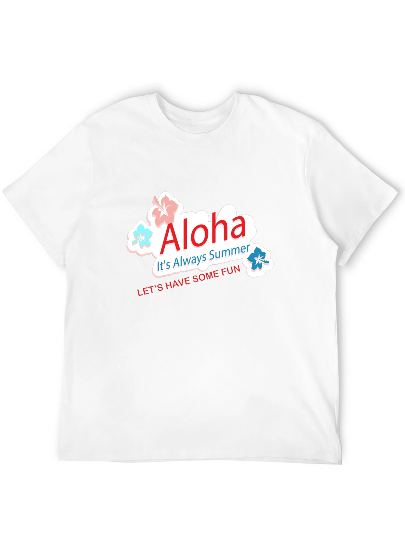 Aloha Summer Black T-Shirt