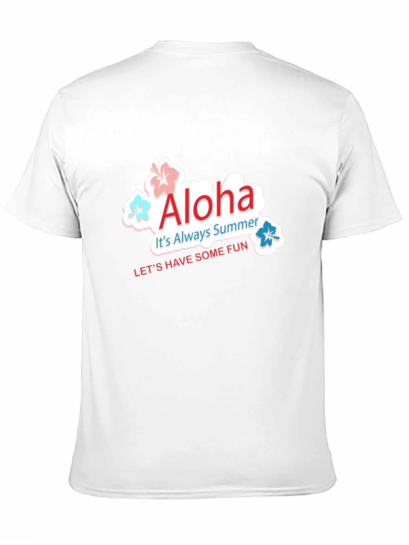 Aloha Summer Black T-Shirt