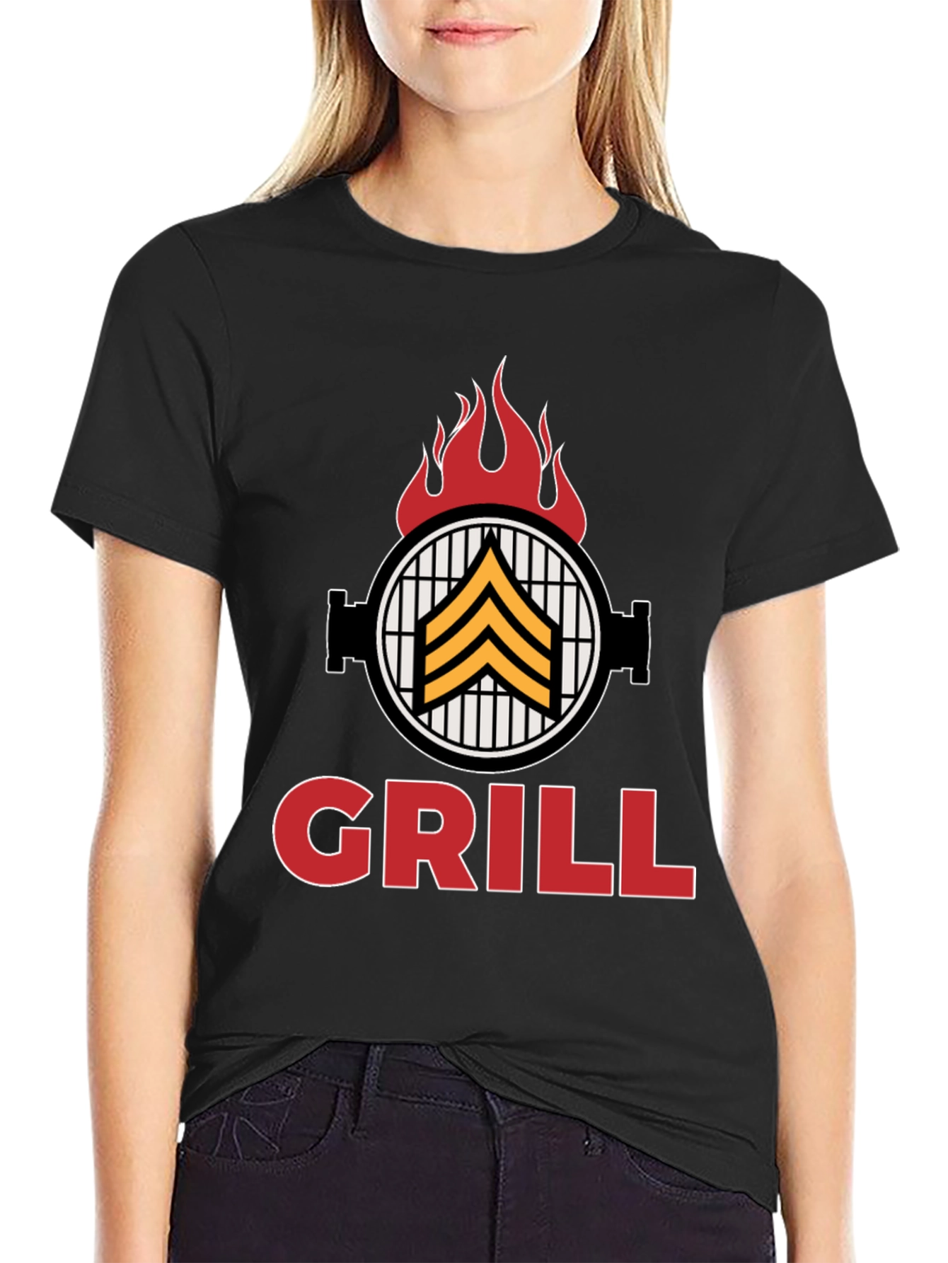Grill Sergeant T-Shirt - BBQ Humor Tee