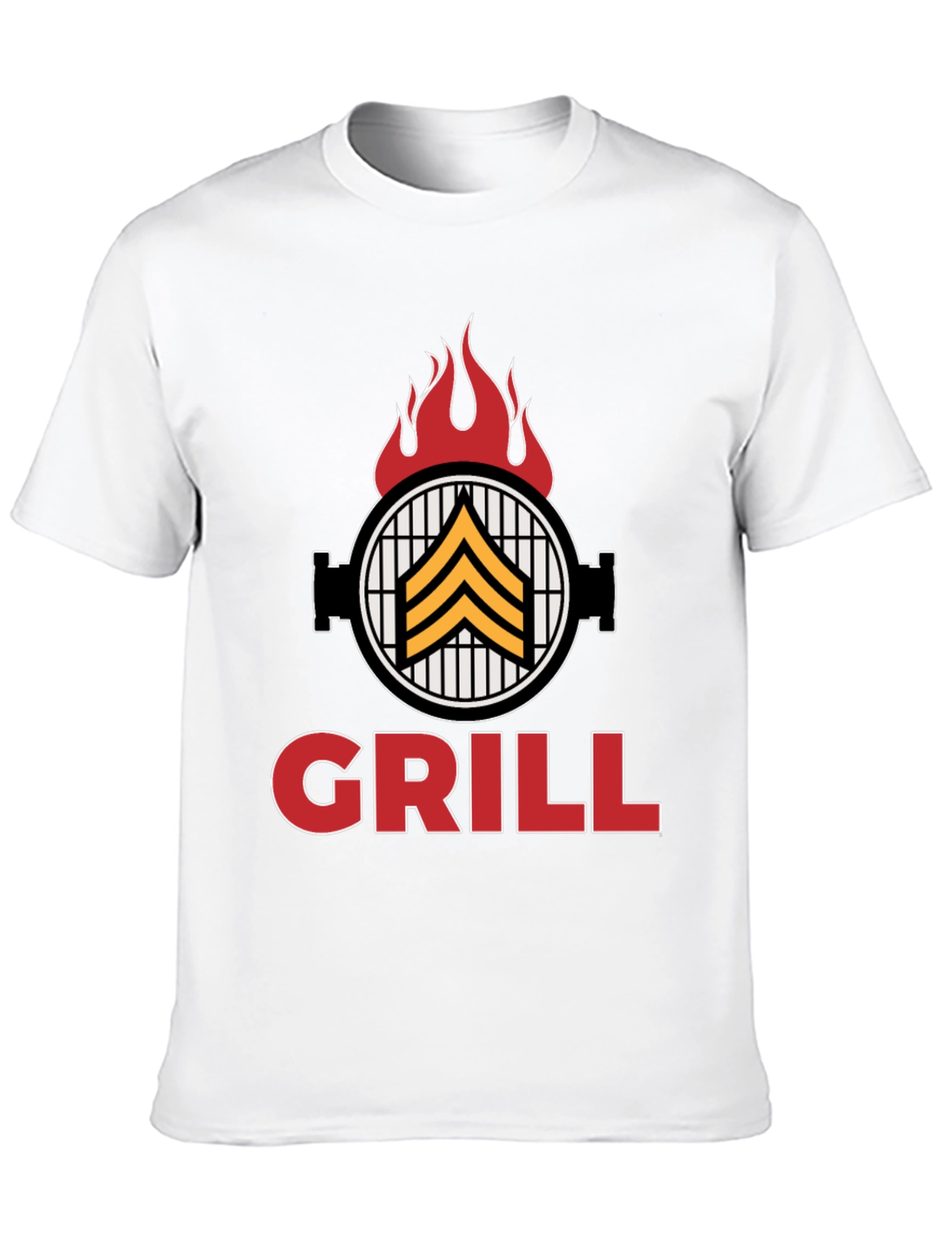 Grill Sergeant T-Shirt - BBQ Humor Tee