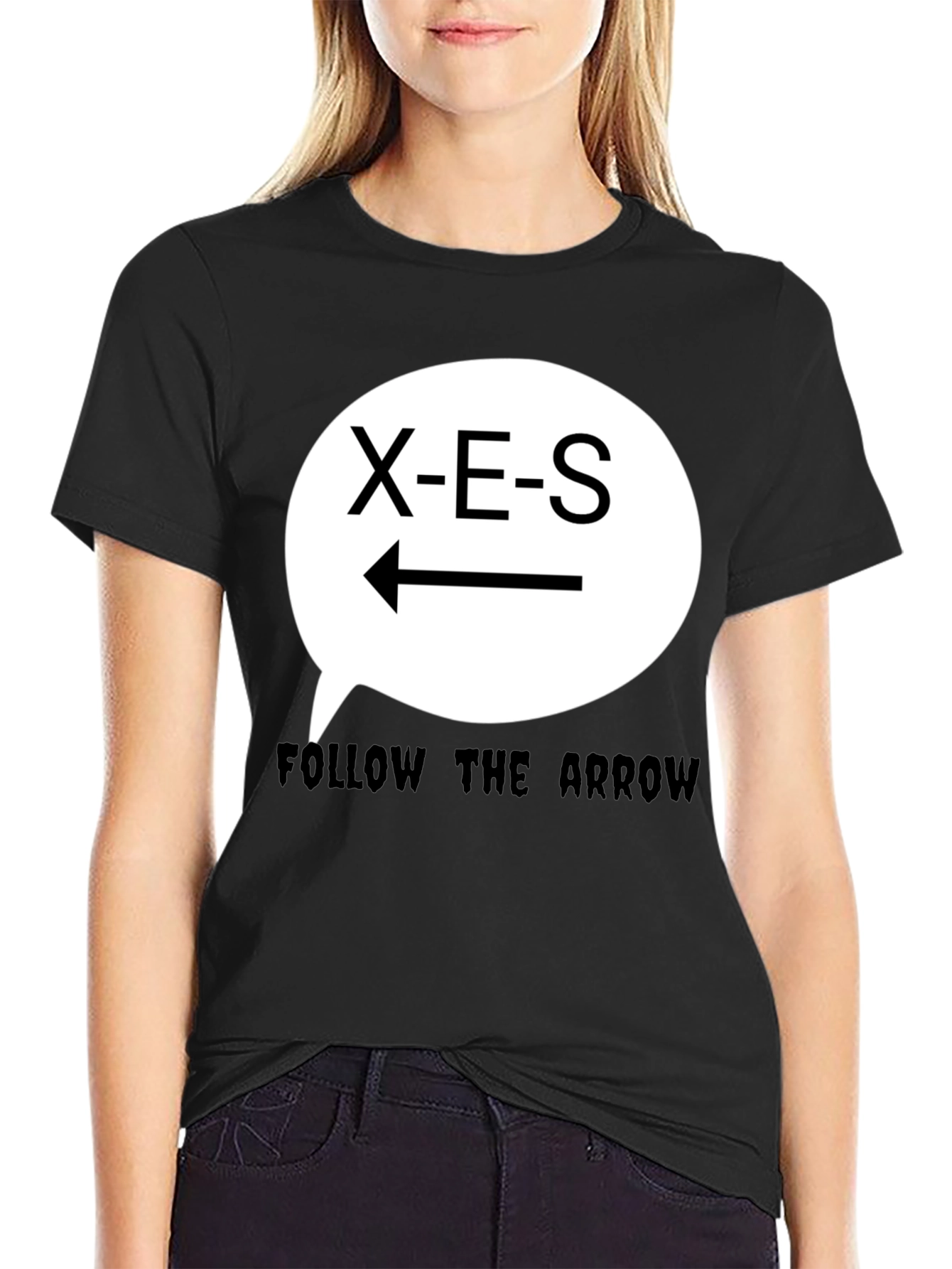 X-E-S Follow the Arrow Graphic T-Shirt