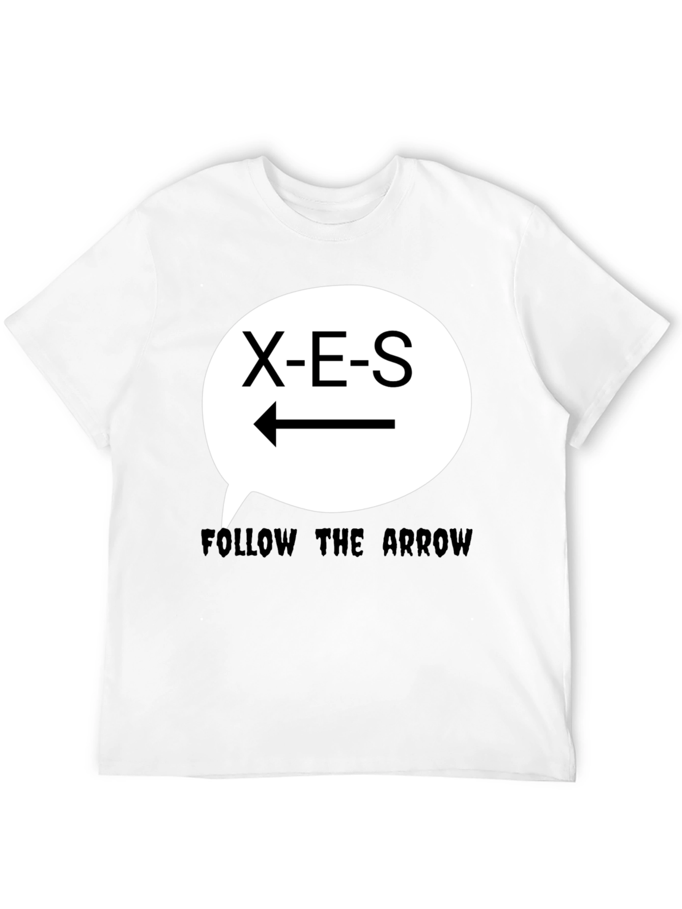 X-E-S Follow the Arrow Graphic T-Shirt