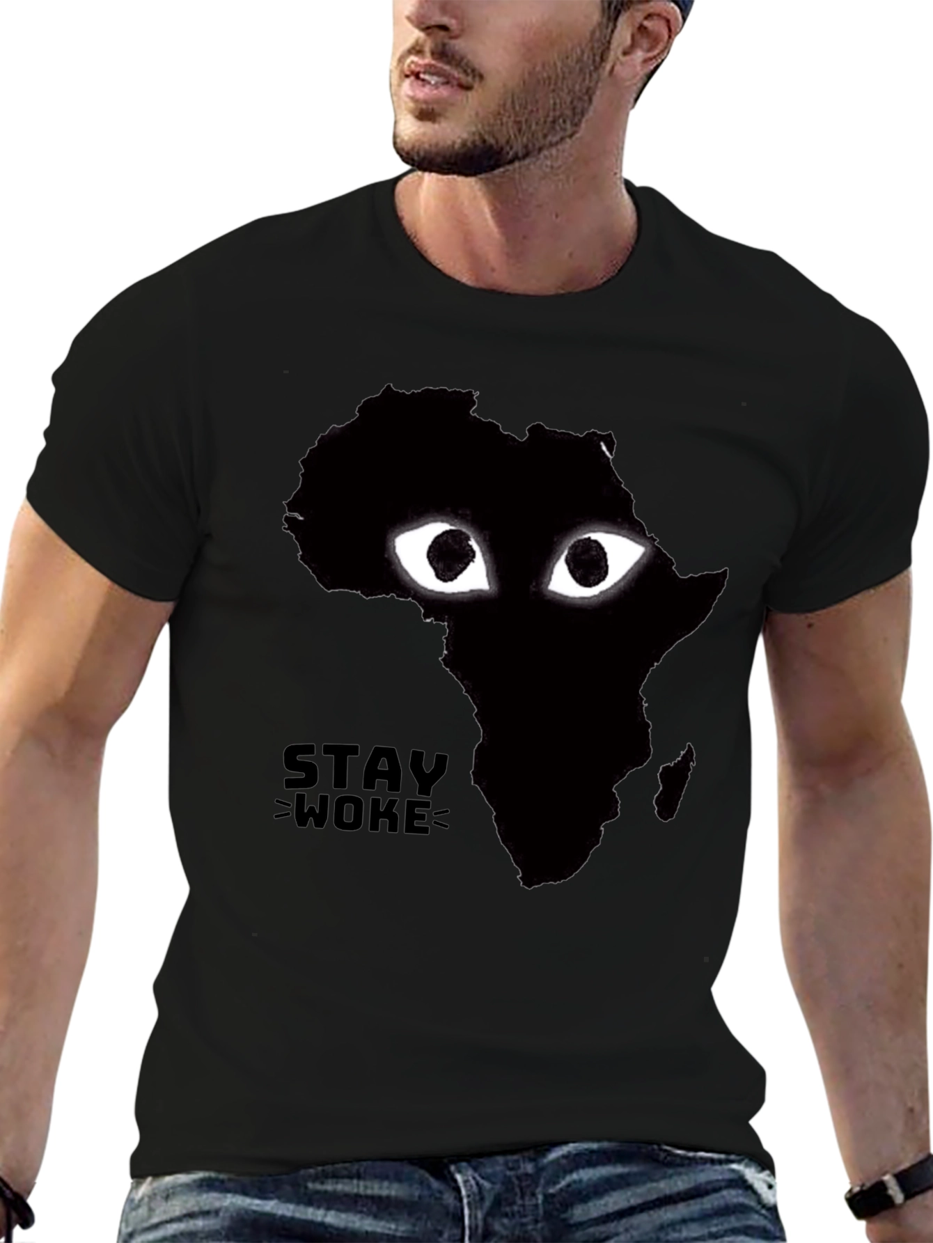 Stay Woke Africa Graphic Tee
