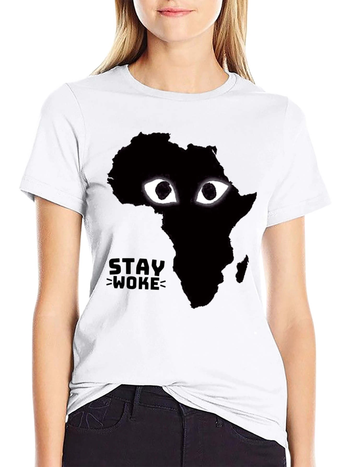 Stay Woke Africa Graphic Tee