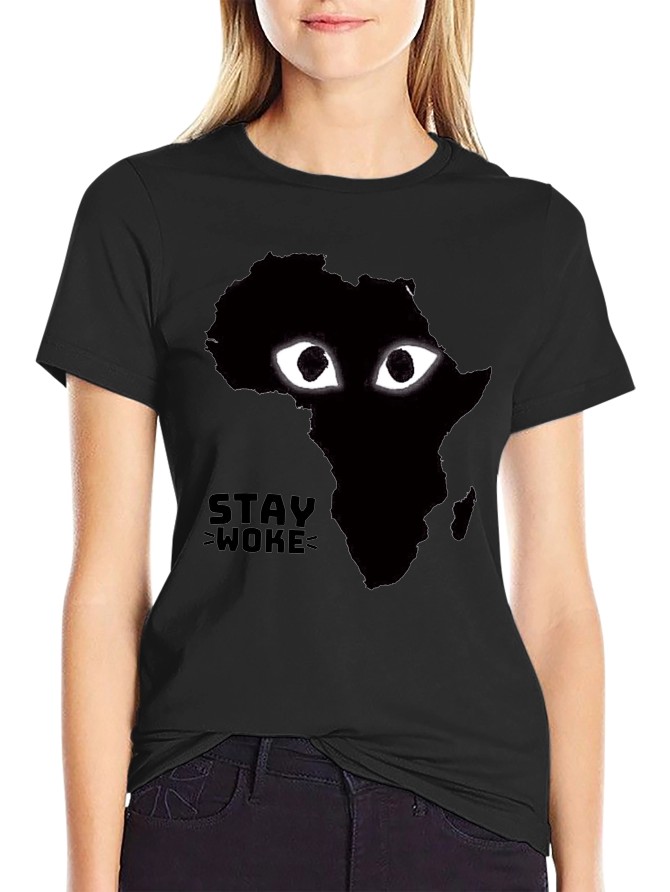 Stay Woke Africa Graphic Tee