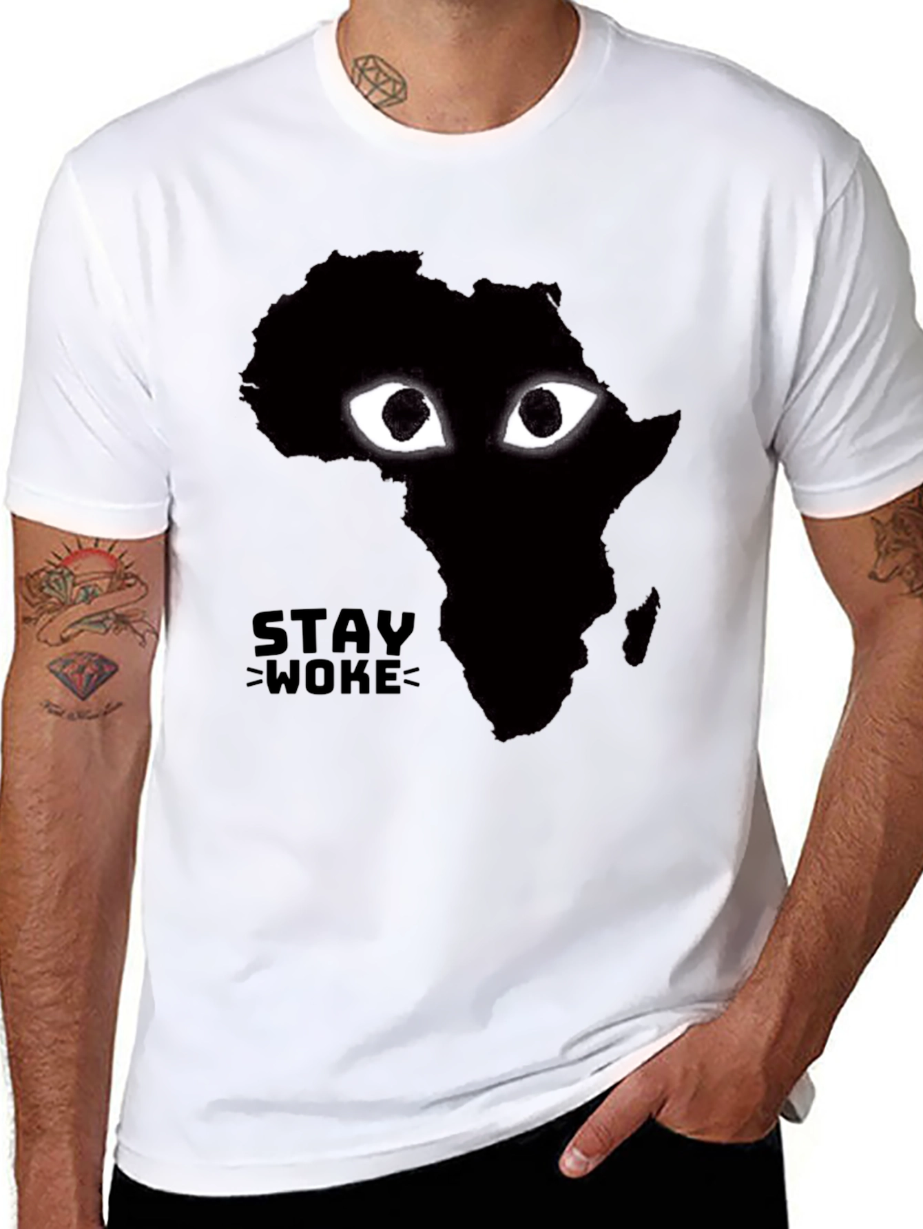 Stay Woke Africa Graphic Tee