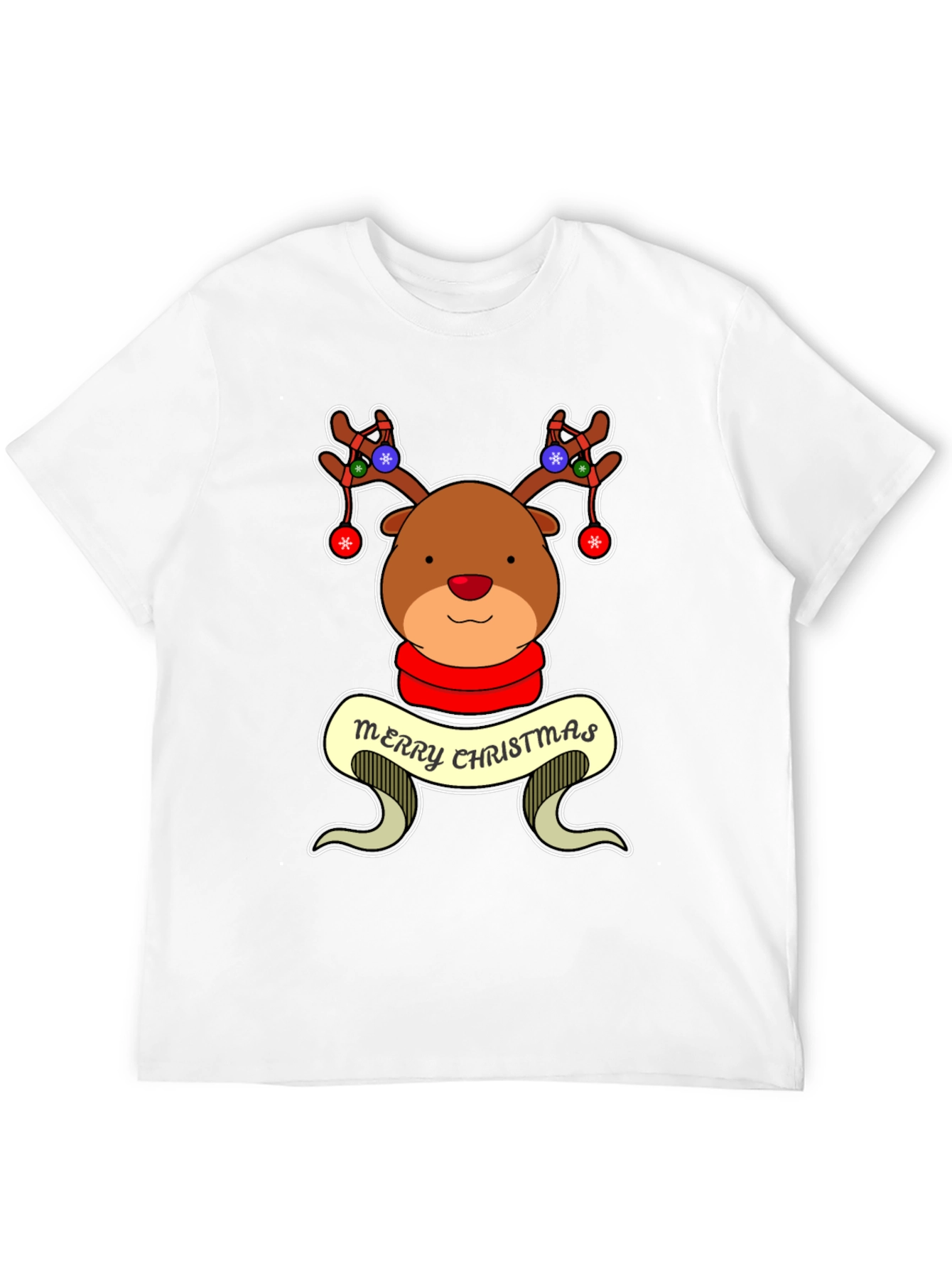 Festive Reindeer Christmas T-Shirt