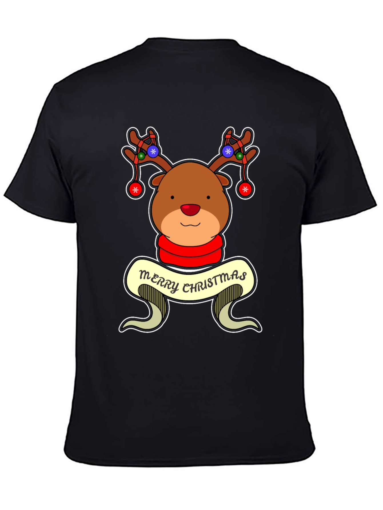 Festive Reindeer Christmas T-Shirt
