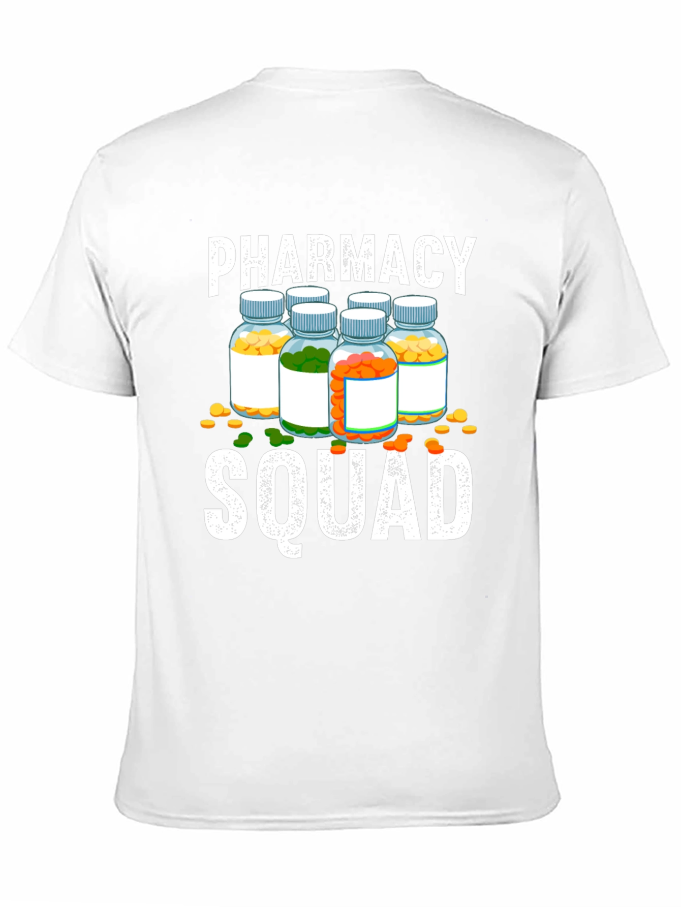 Pharmacy Squad T-Shirt - Pill Bottle Design