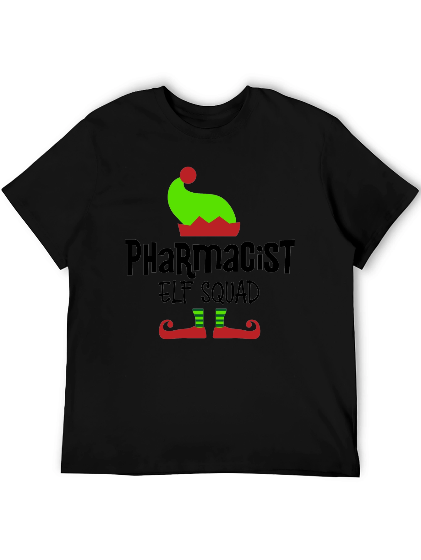 Pharmacist Elf Squad T-Shirt - Holiday Cheer