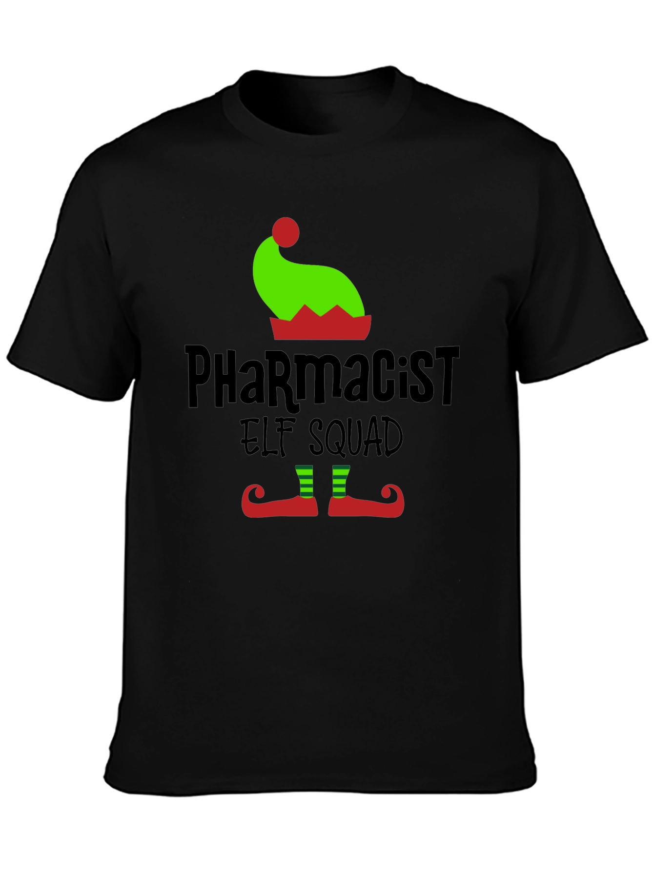 Pharmacist Elf Squad T-Shirt - Holiday Cheer