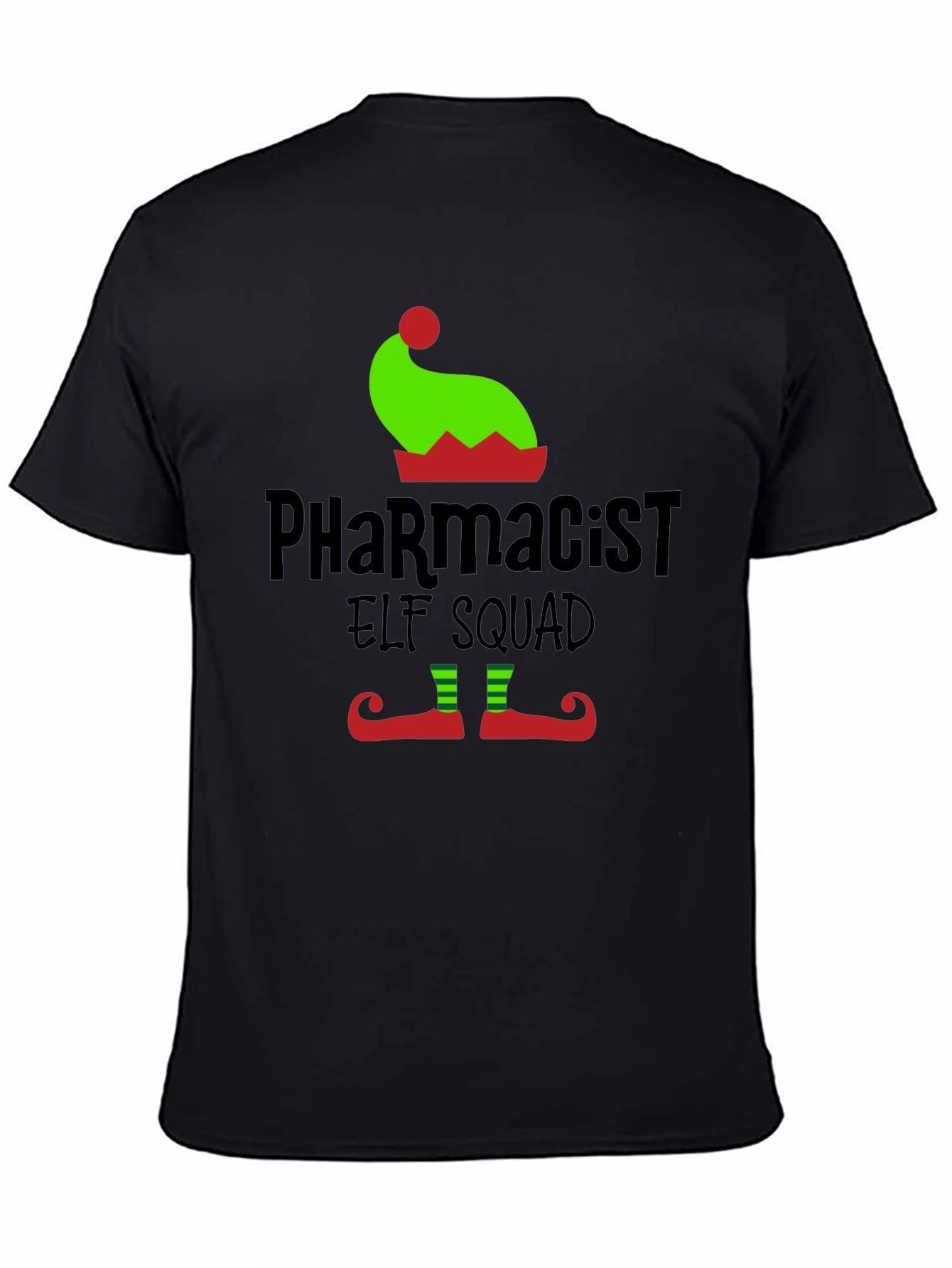 Pharmacist Elf Squad T-Shirt - Holiday Cheer