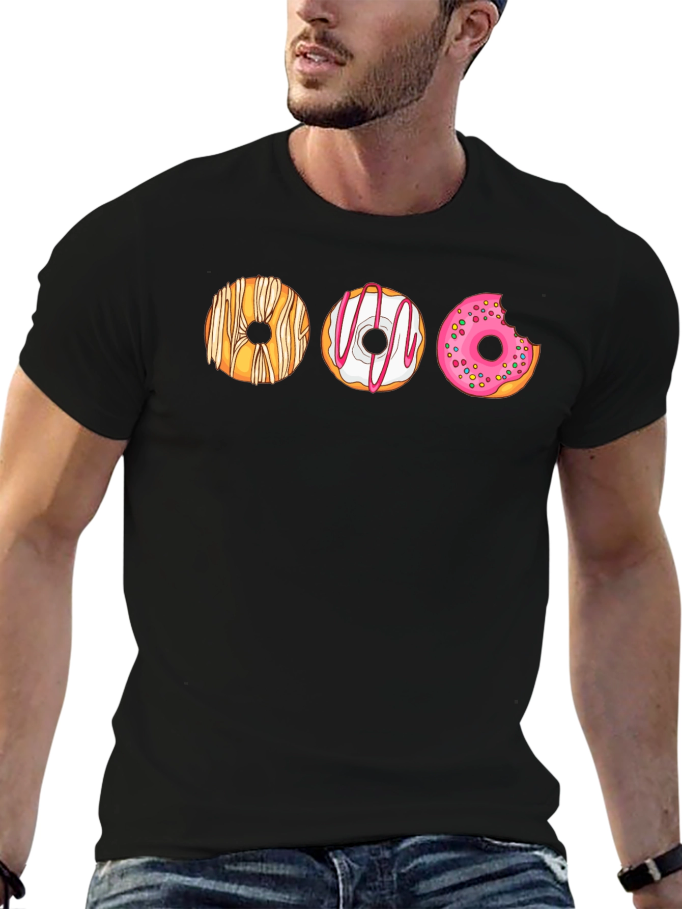 Donut Graphic T-Shirt - Sweet Tooth Fashion