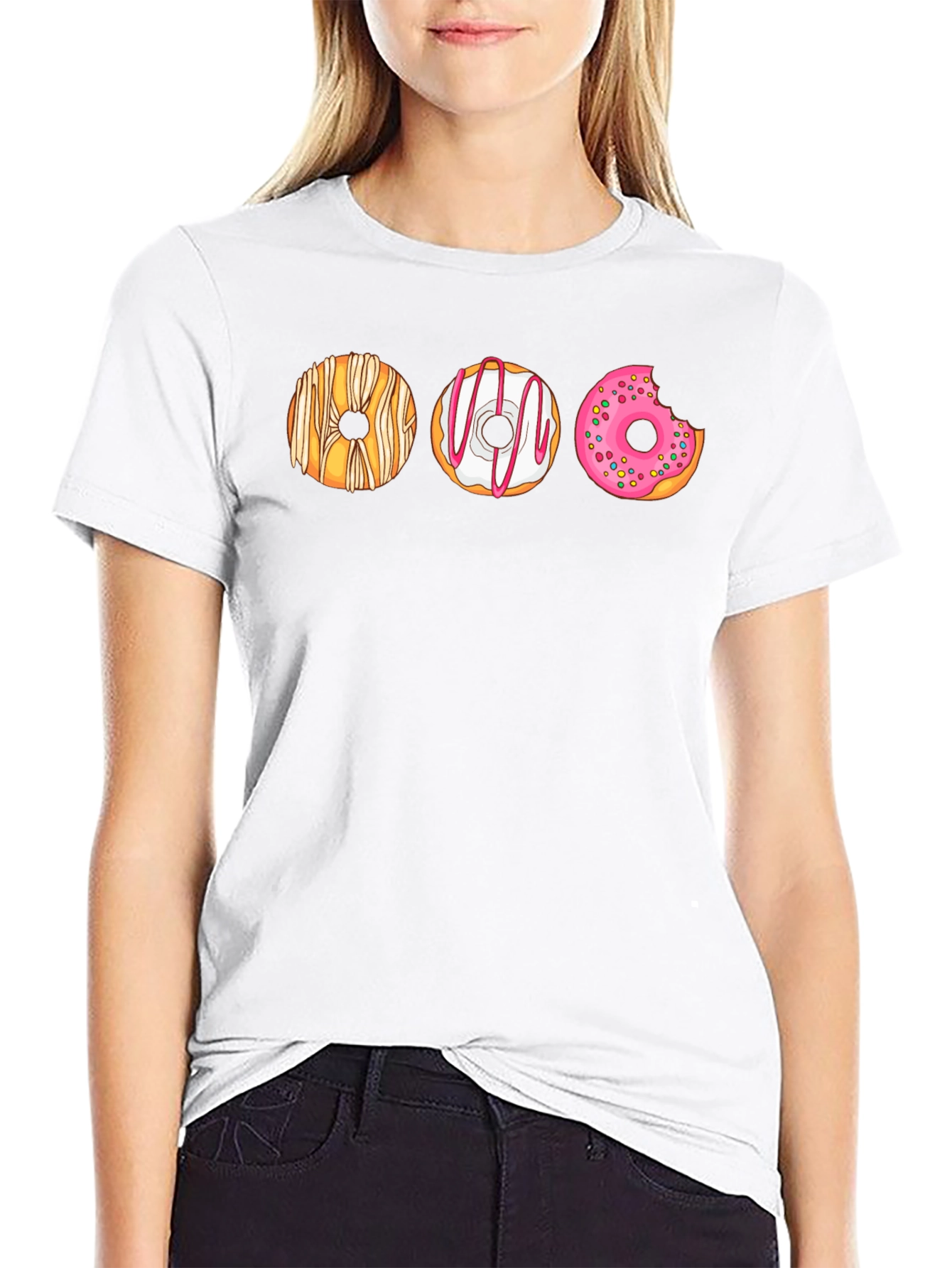 Donut Graphic T-Shirt - Sweet Tooth Fashion