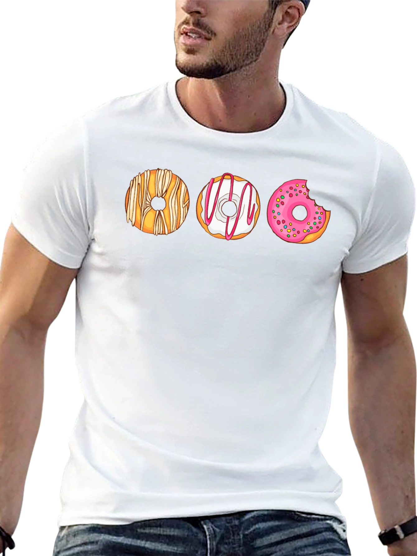 Donut Graphic T-Shirt - Sweet Tooth Fashion