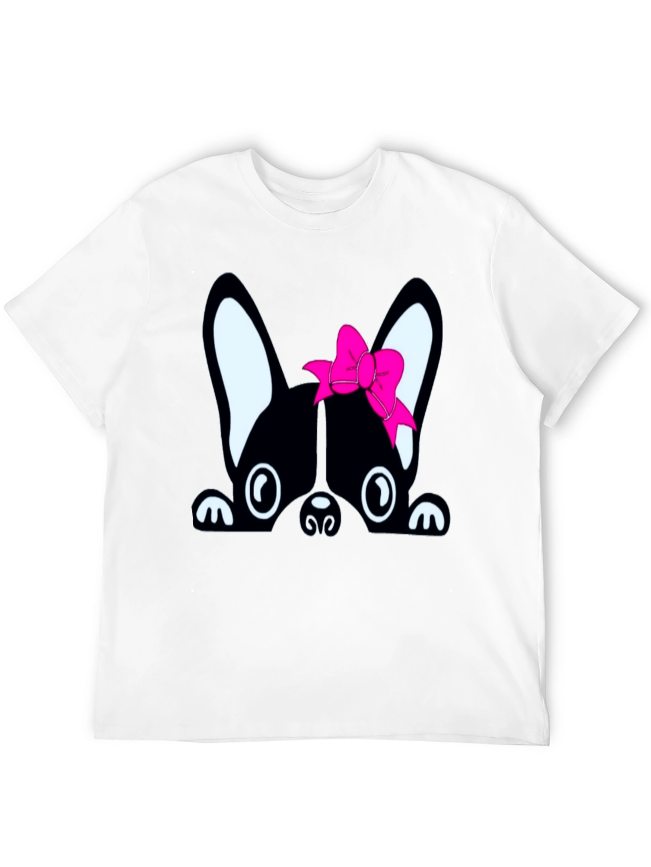 Cute French Bulldog Tee with Bow
