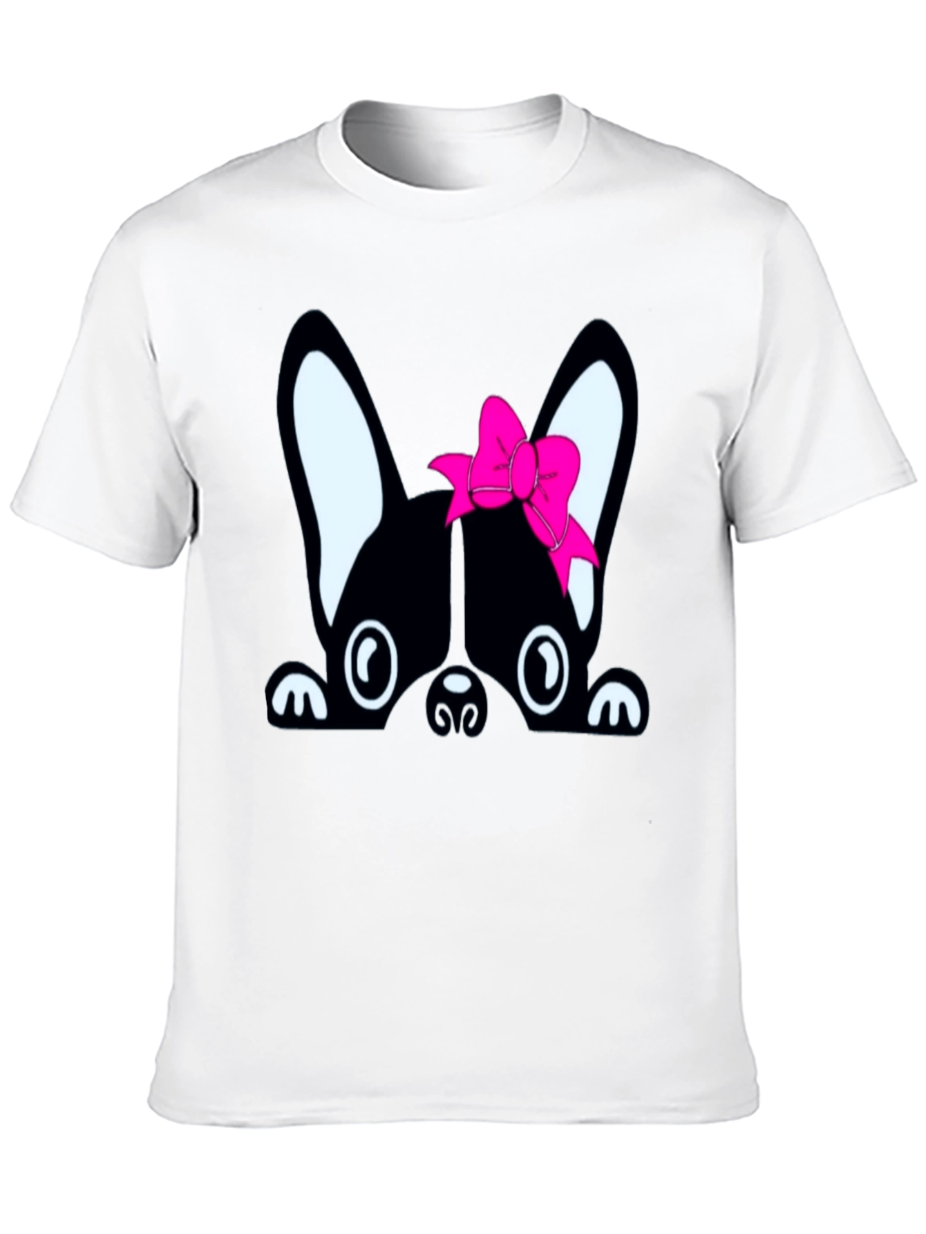Cute French Bulldog Tee with Bow