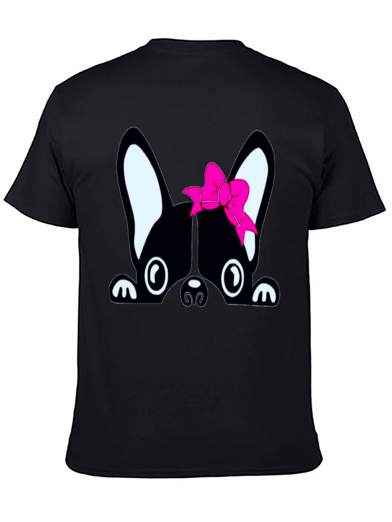 Cute French Bulldog Tee with Bow
