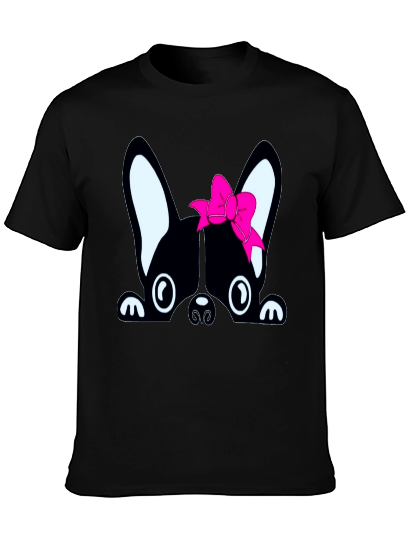Cute French Bulldog Tee with Bow