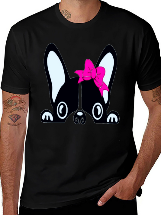 Cute French Bulldog Tee with Bow