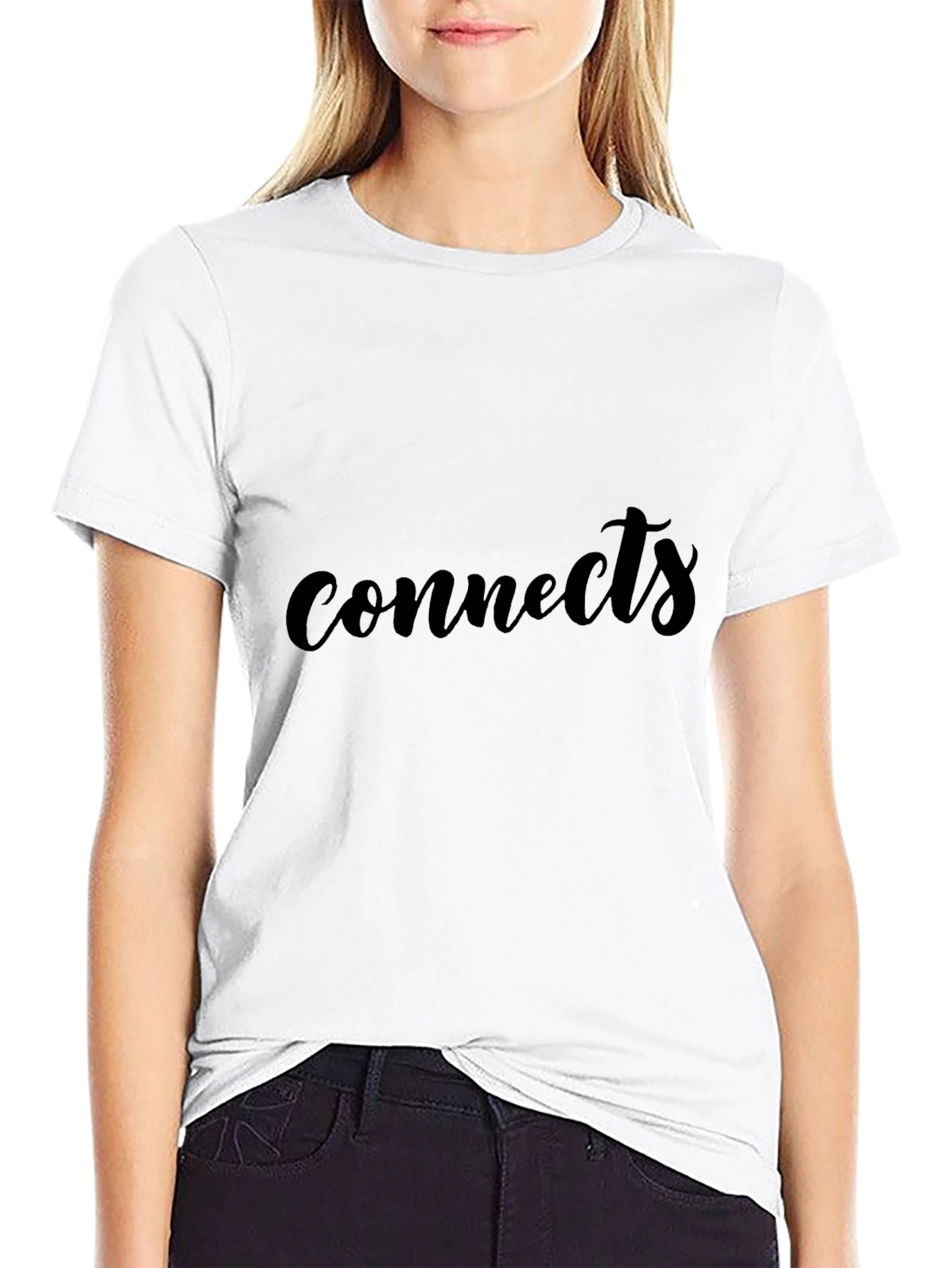 Connects Black Graphic T-Shirt