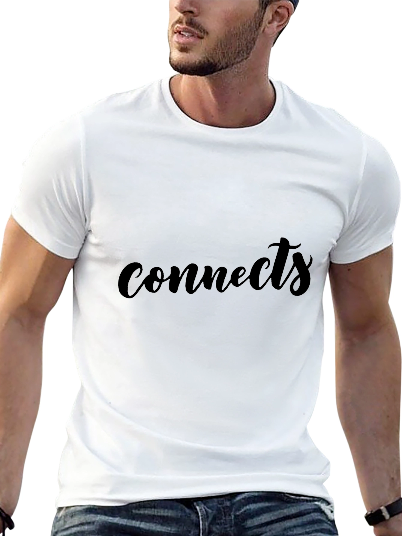Connects Black Graphic T-Shirt